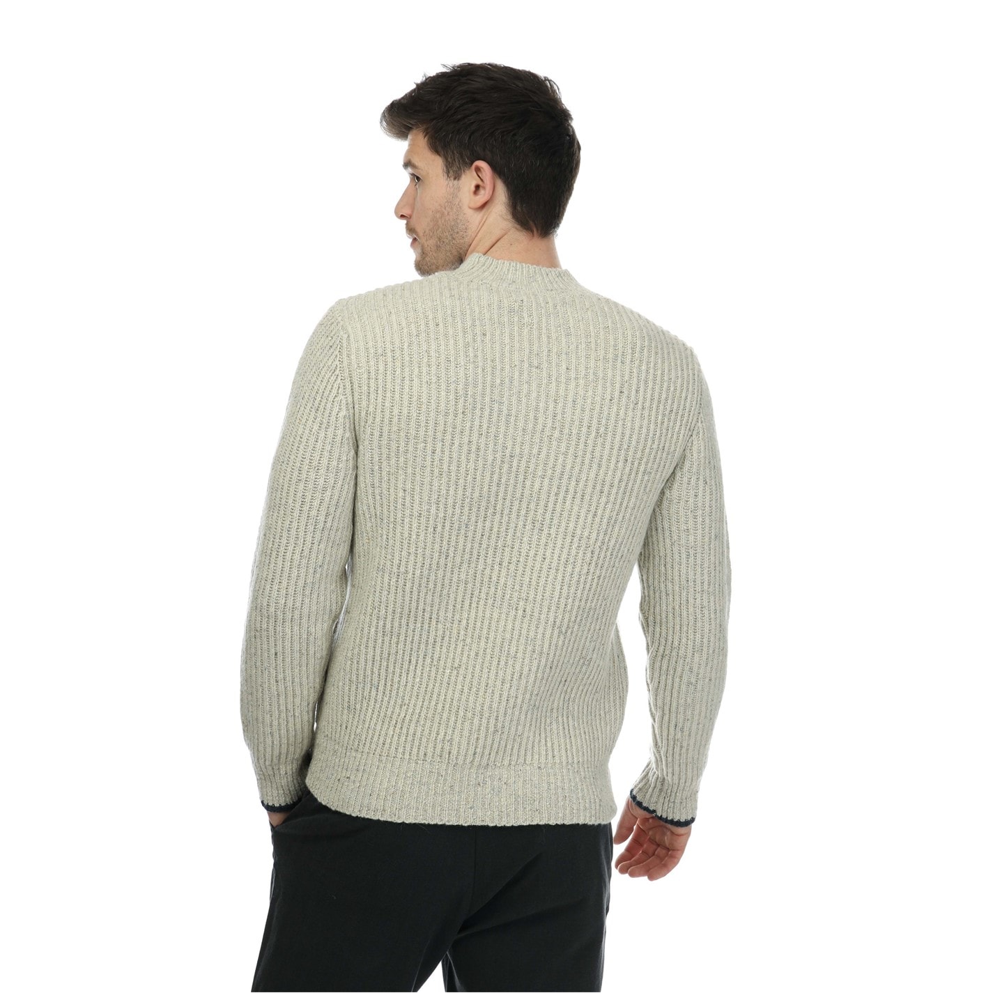 Mikina DOCKERS Egret 7019809 Men's Chunky Mock Sweatshirt - 2