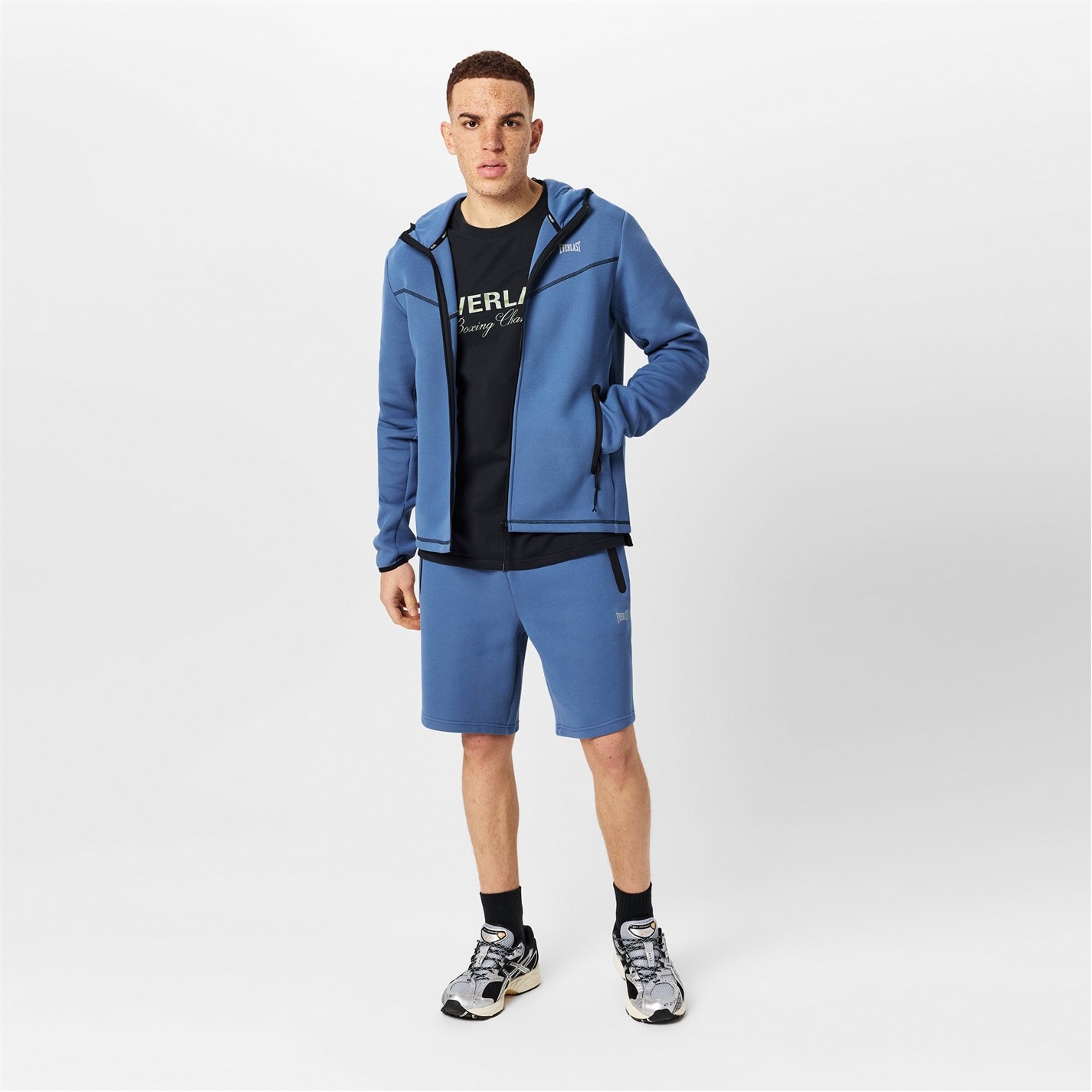 Mikina Everlast Indigo 2740489 Elite Tech Hood Mens - 6