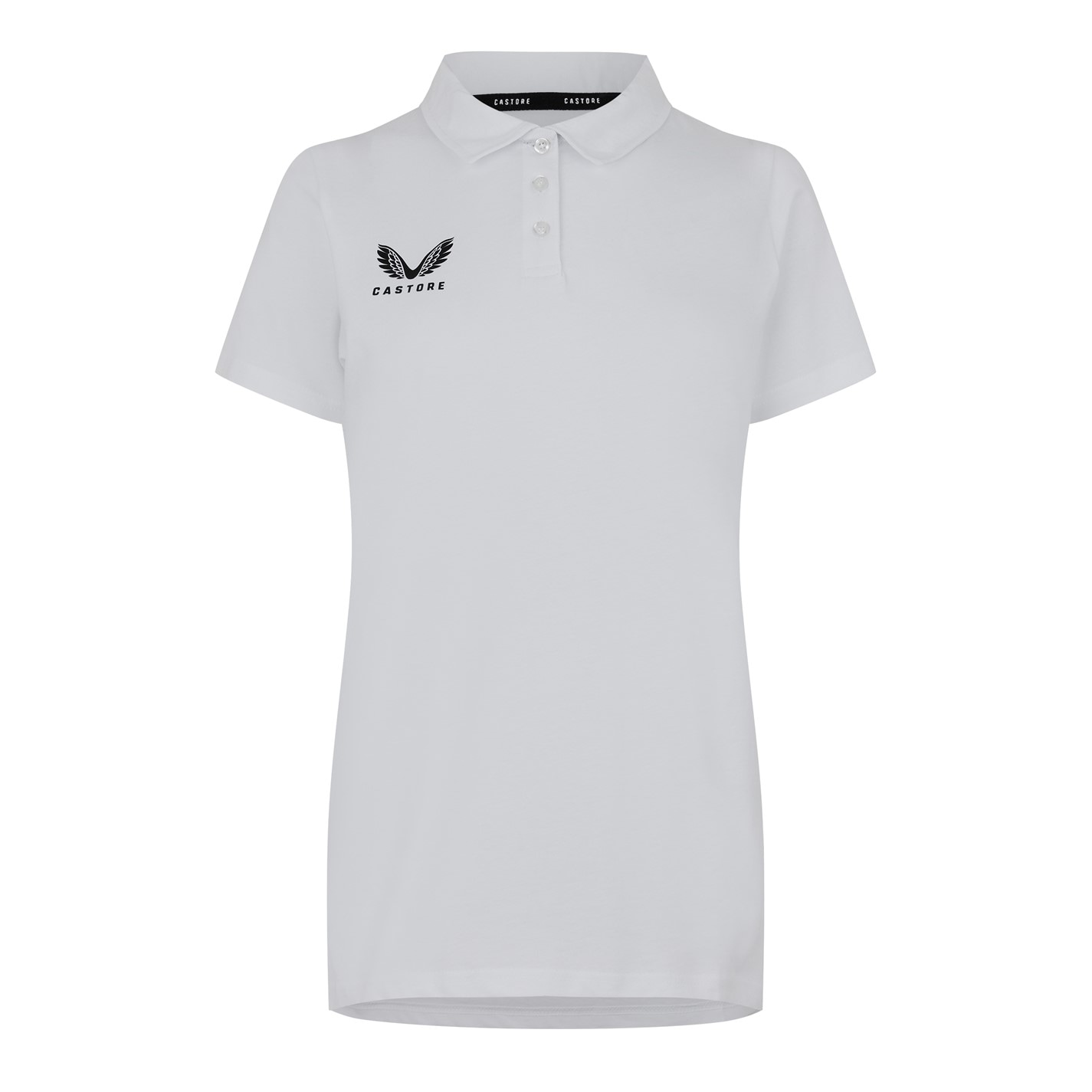 Tričko Castore White 6733053 Women's Short-Sleeve Polo Shirt - 1