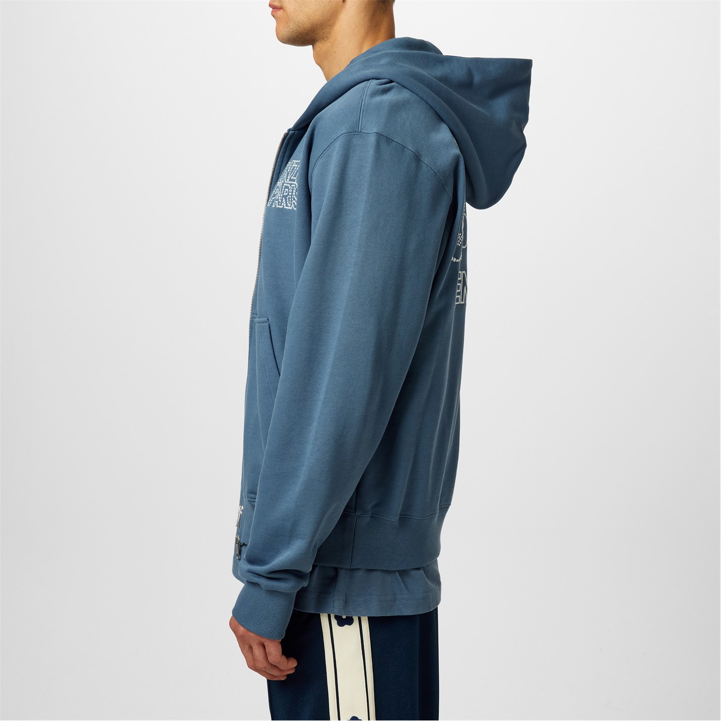 Mikina KENZO Blue 7767764 Constellation Embroidered Hoodie - 2