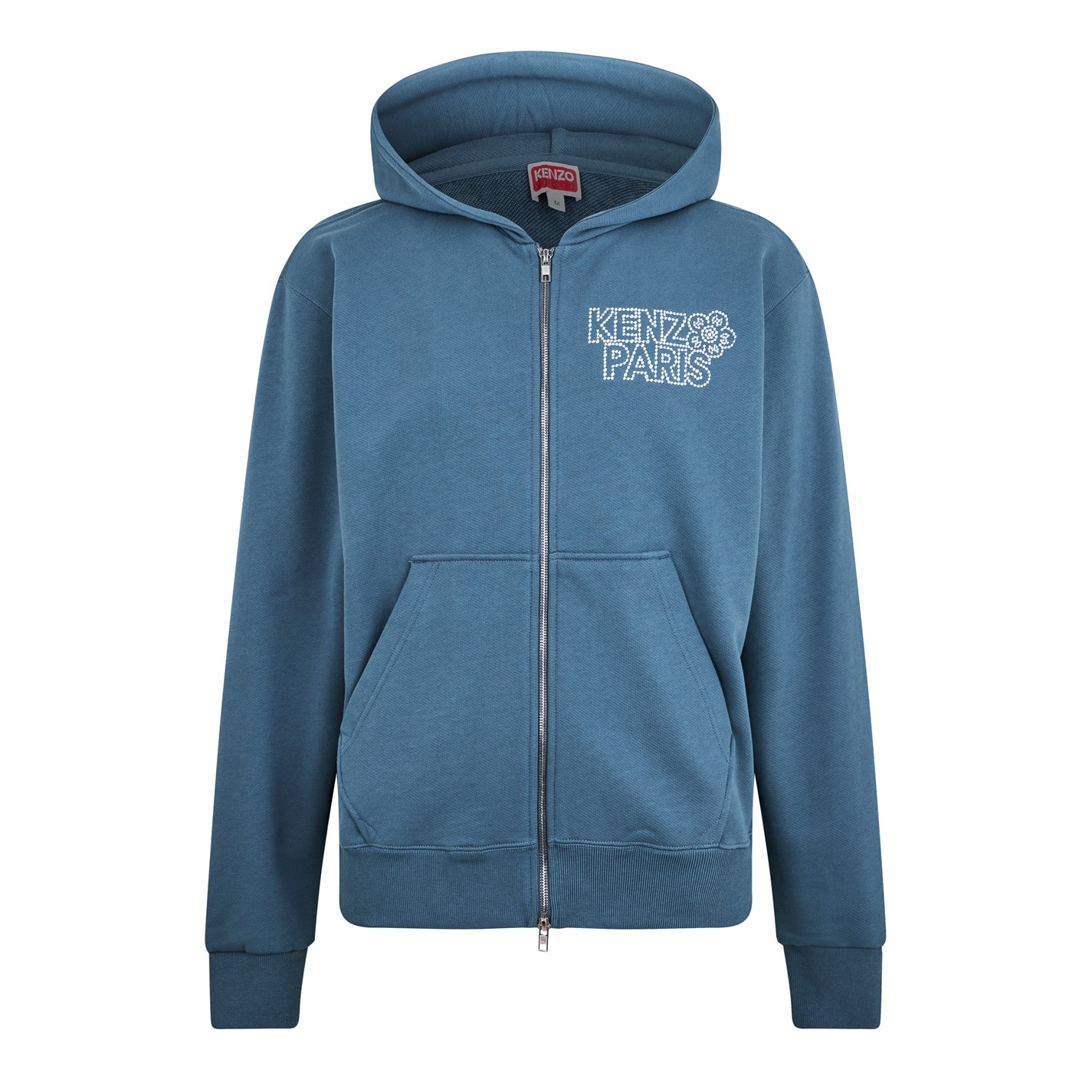 Mikina KENZO Blue 7767764 Constellation Embroidered Hoodie - 5