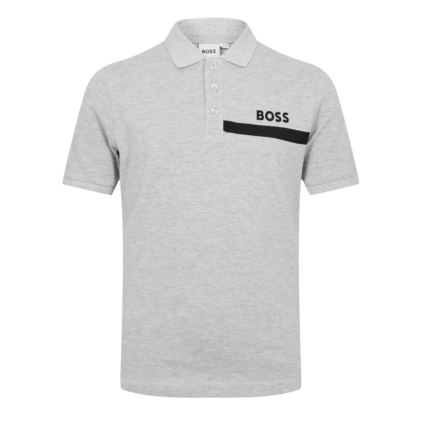 Tričko Boss Grey A32 6806403 Kids Short-Sleeve Polo, Logo Design - 1