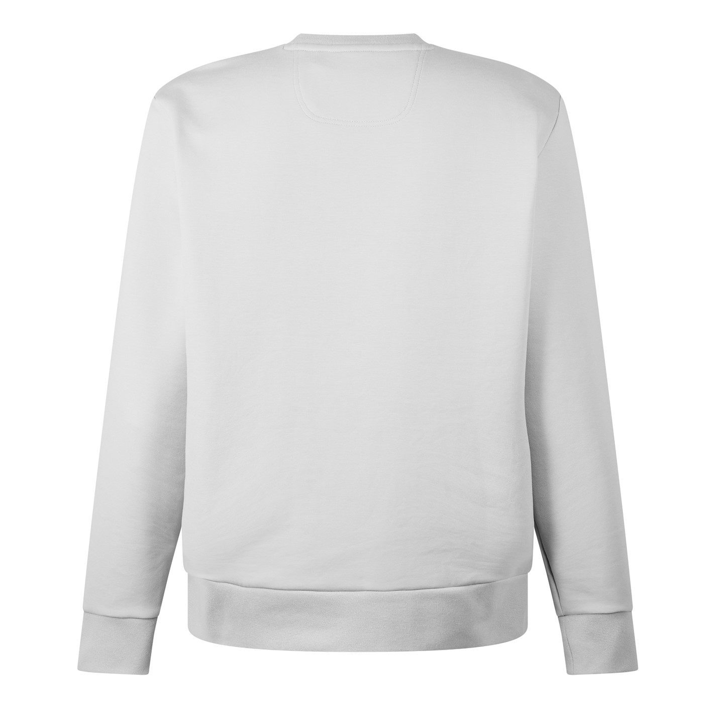 Mikina Boss Lt Pas Grey 054 4762715 Men's Salbo Logo Cotton Long Sleeve Crew Sweatshirt - 2