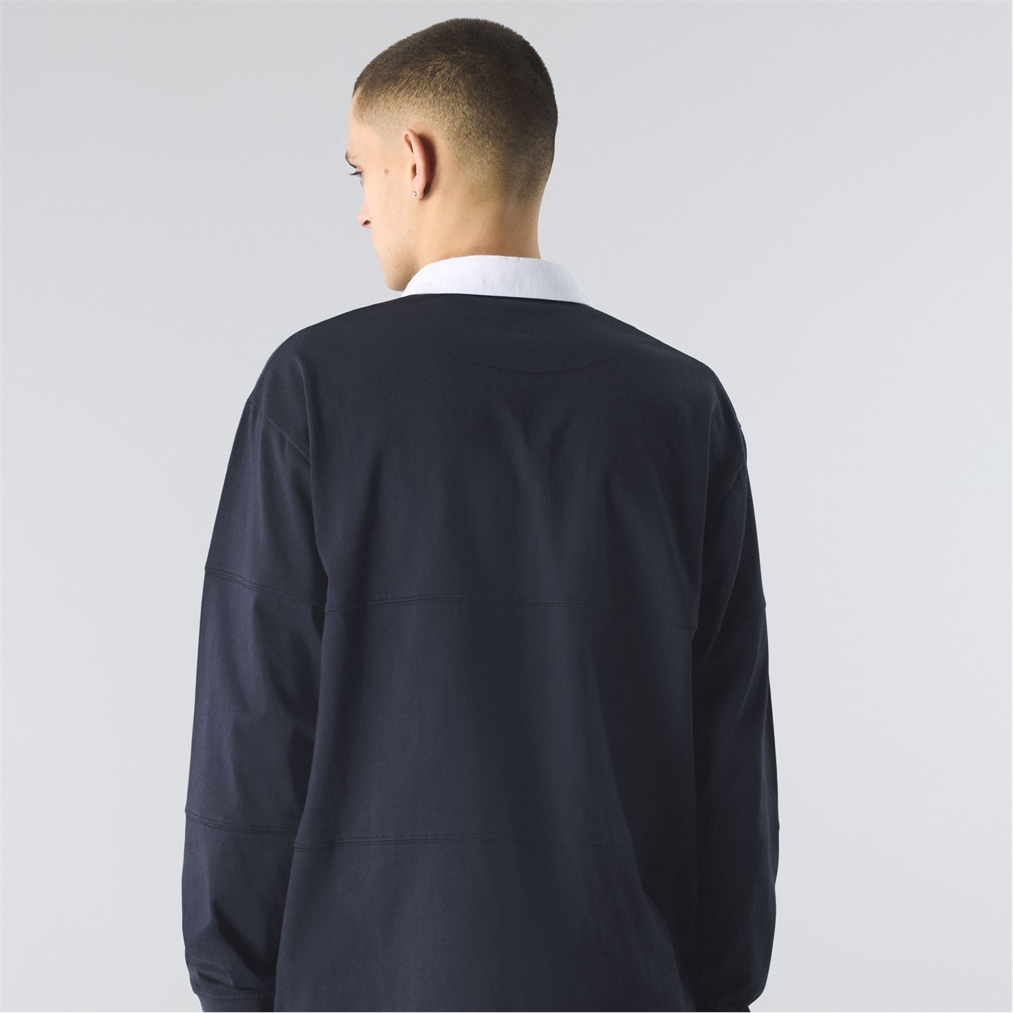 Tričko Pretty Green Navy 7312391 Men's Islington Rugby Polo Shirt - 3