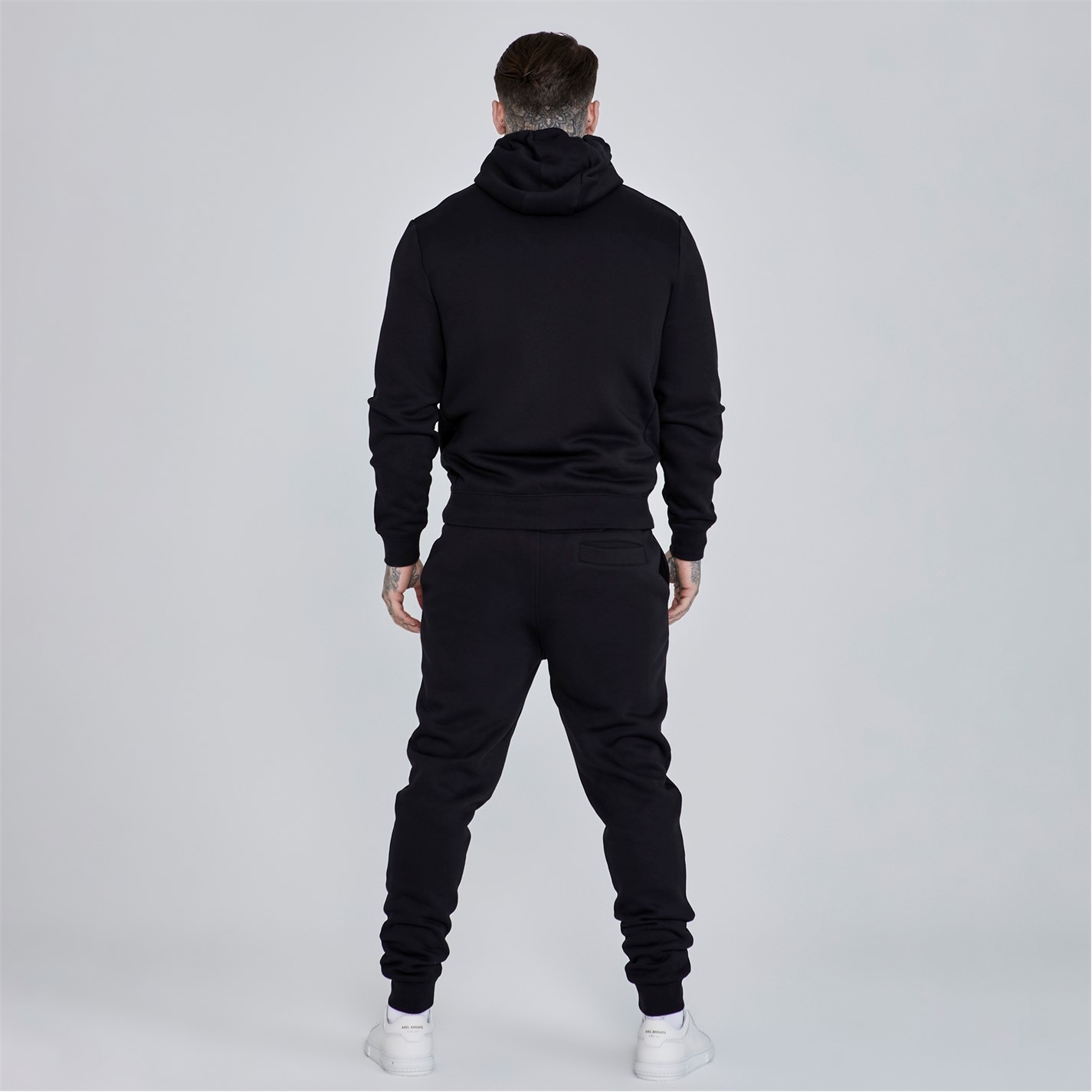 Mikina SikSilk Black 3729855 Men's Essential Zip Hoodie - 5