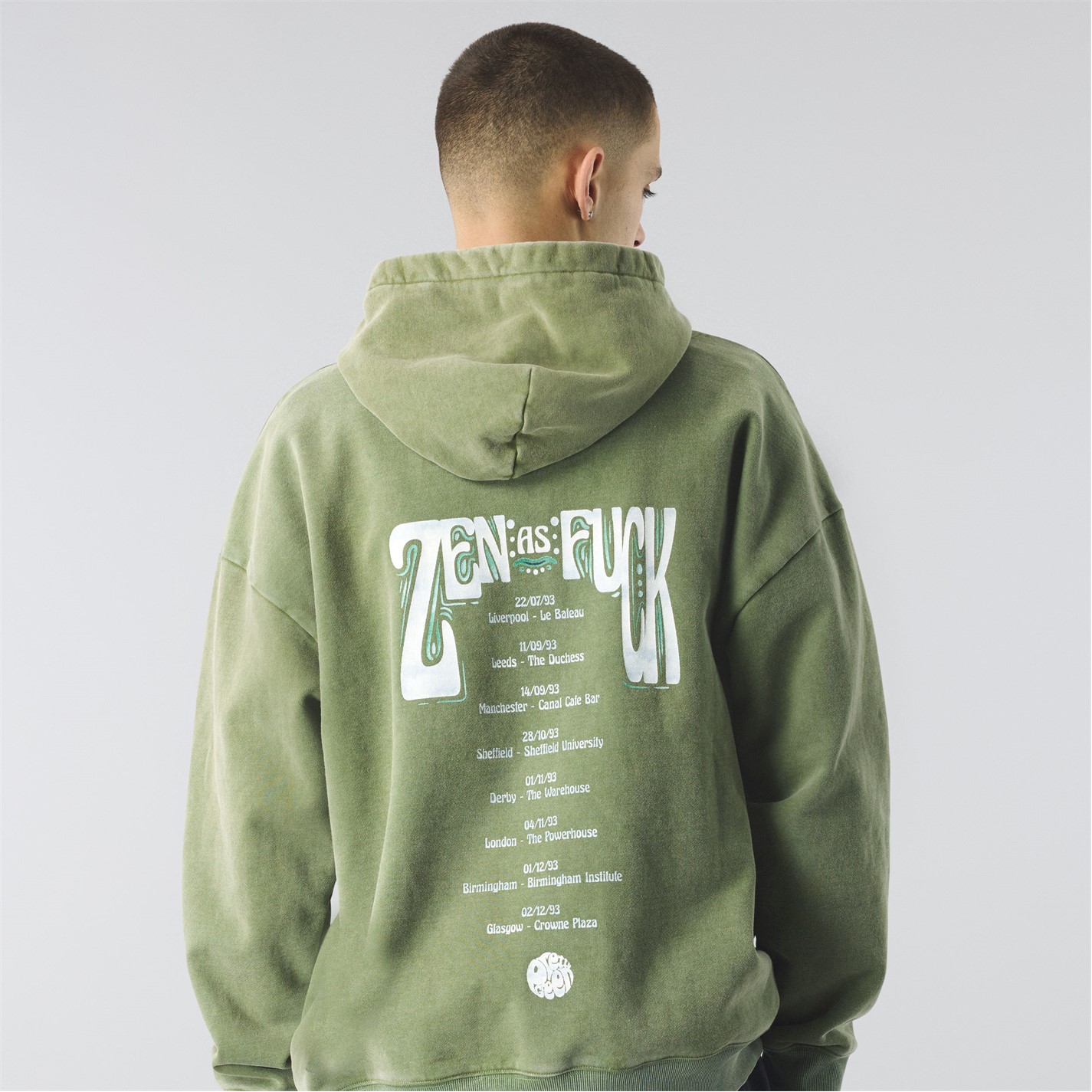 Mikina Pretty Green Green 5049875 Men's Zen Tour Zip Hoodie - 3
