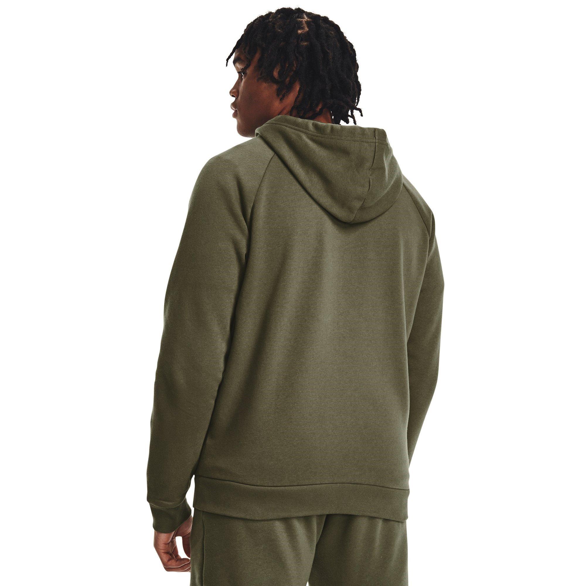 Mikina Under Armour Marine OD Green 797351 UA Rival Fleece Full-Zip Hoodie Mens - 3