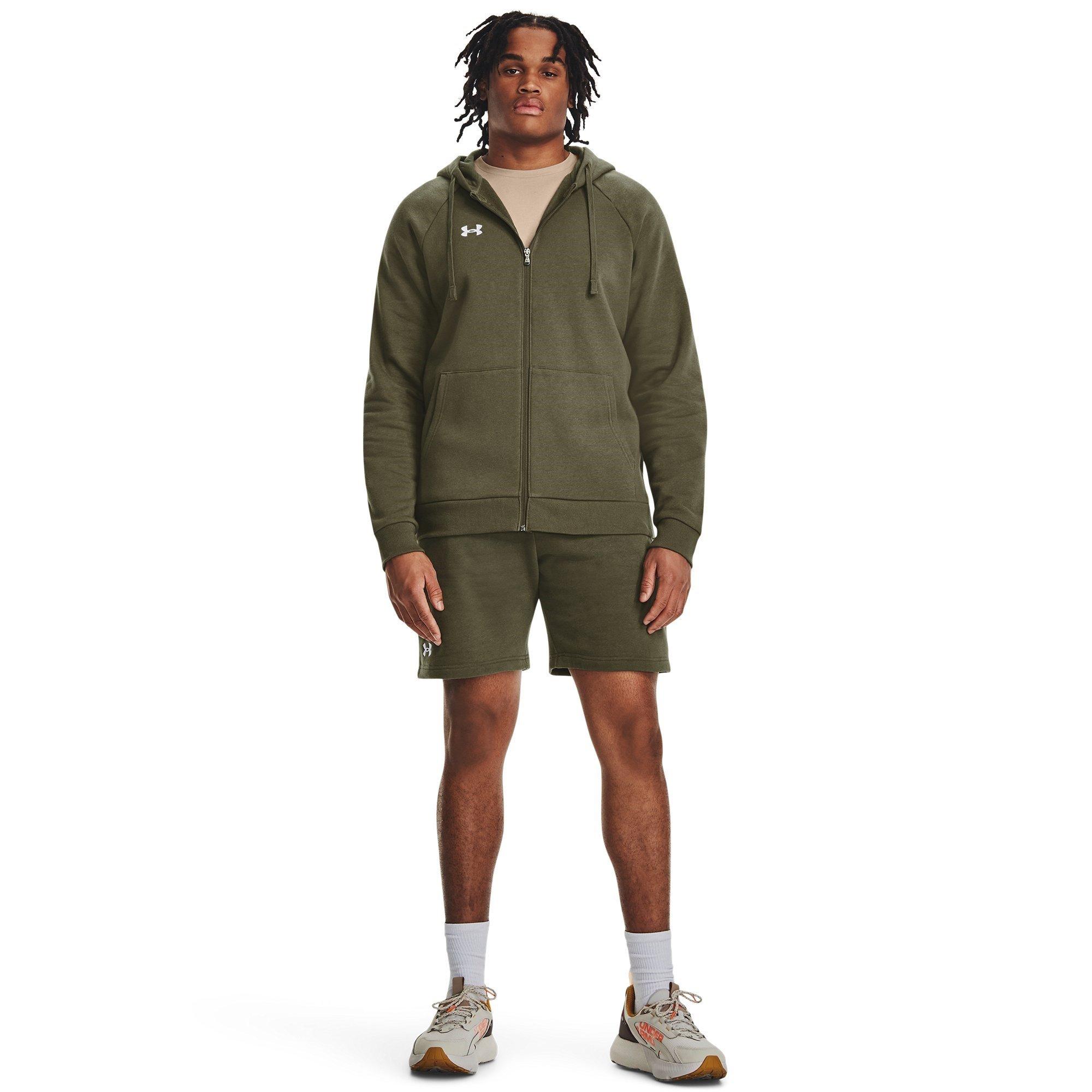 Mikina Under Armour Marine OD Green 797351 UA Rival Fleece Full-Zip Hoodie Mens - 5