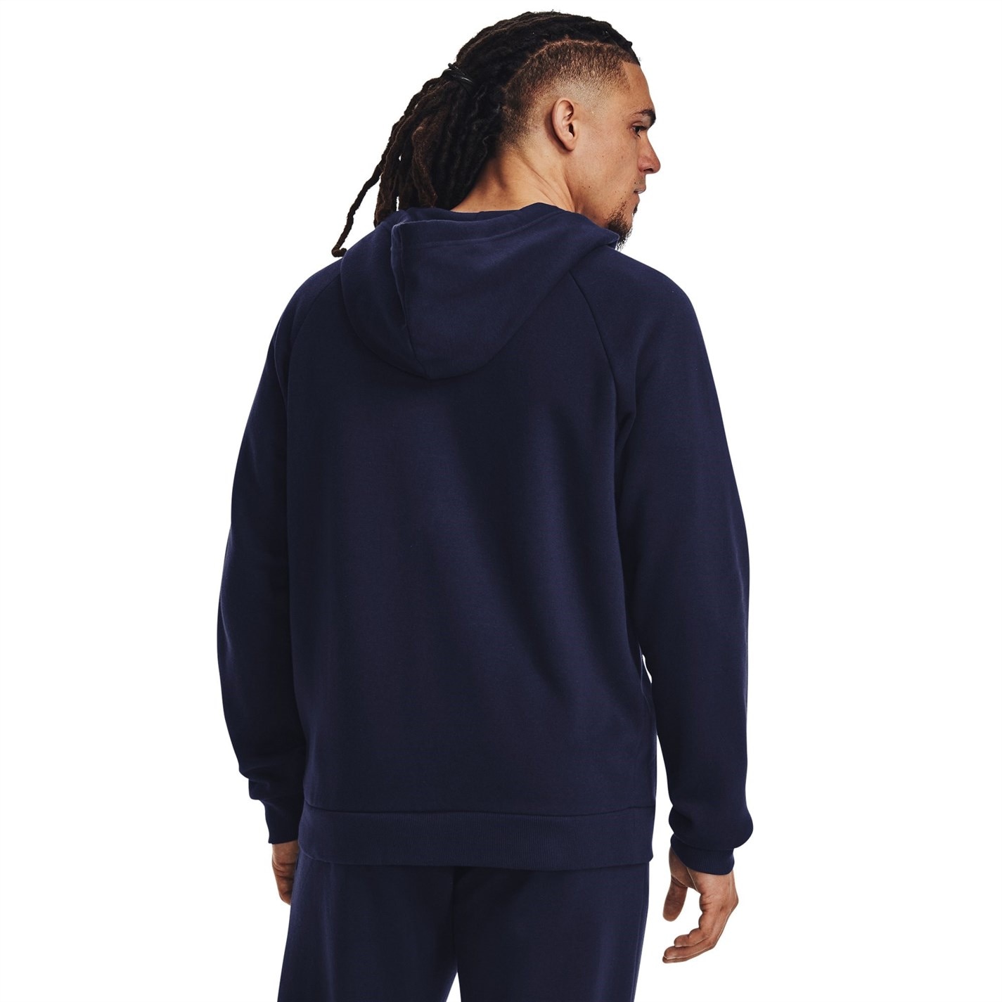 Mikina Under Armour Midnight Navy 2171876 UA Rival Fleece Full-Zip Hoodie Mens - 3