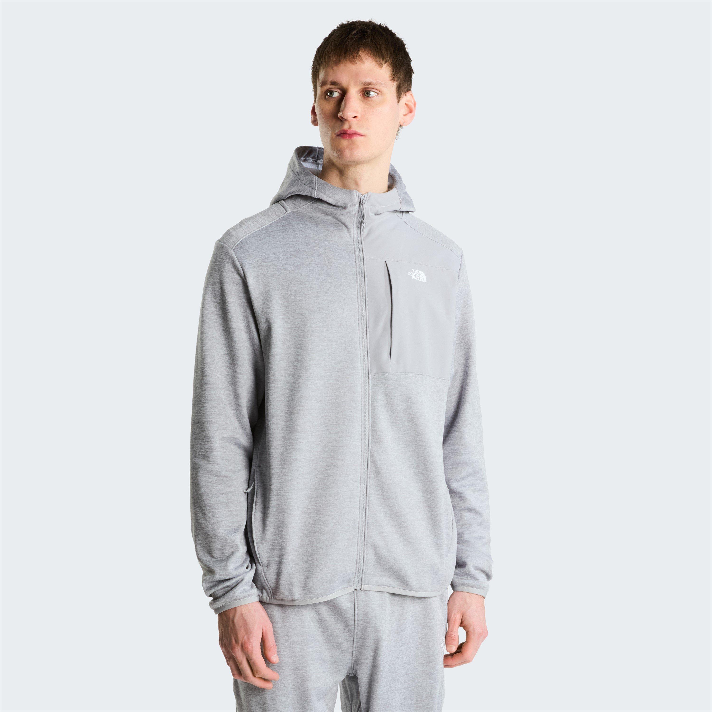 Mikina SikSilk Grey 2554510 TNF Performance Tech Full Zip Hoodie Mens - 2