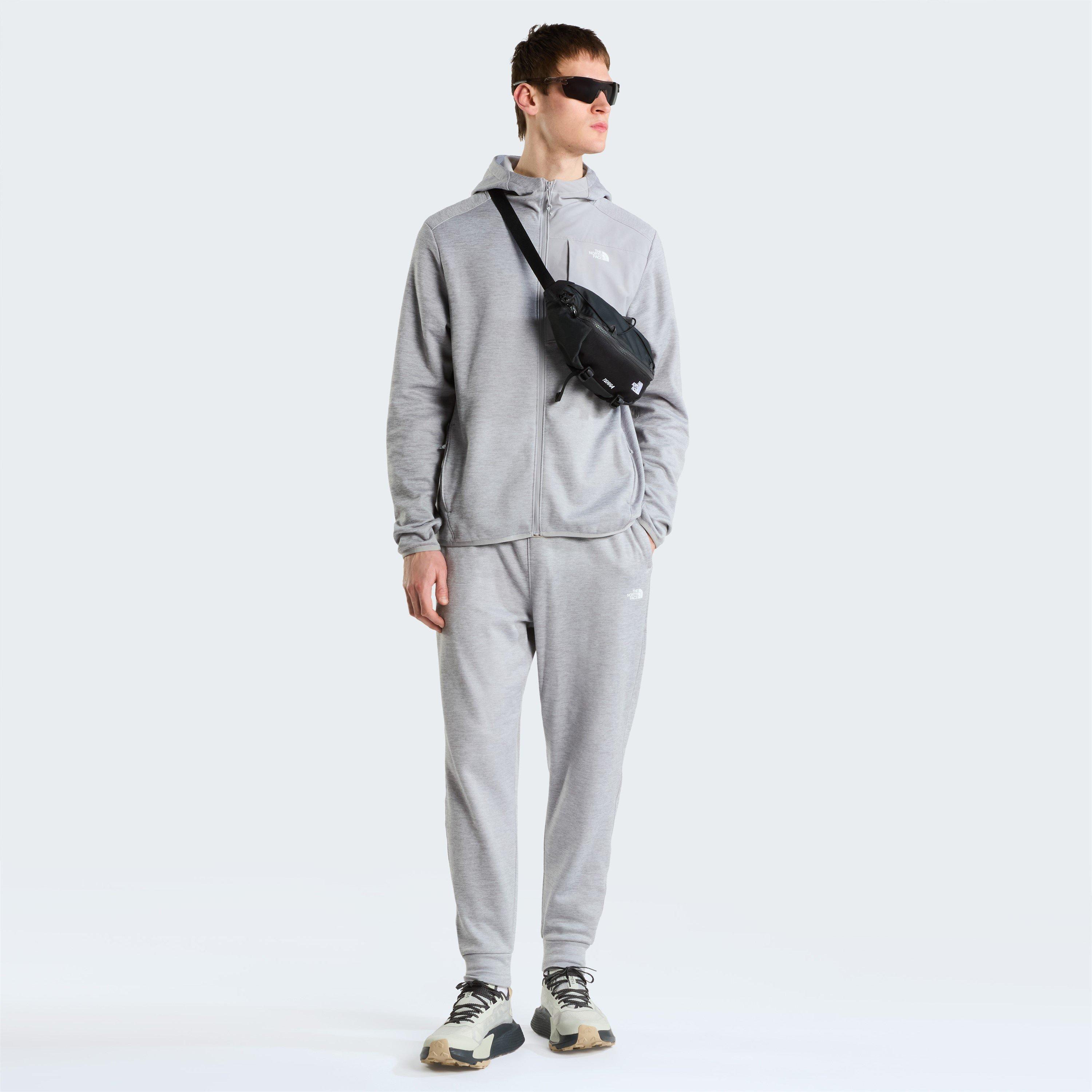 Mikina SikSilk Grey 2554510 TNF Performance Tech Full Zip Hoodie Mens - 4