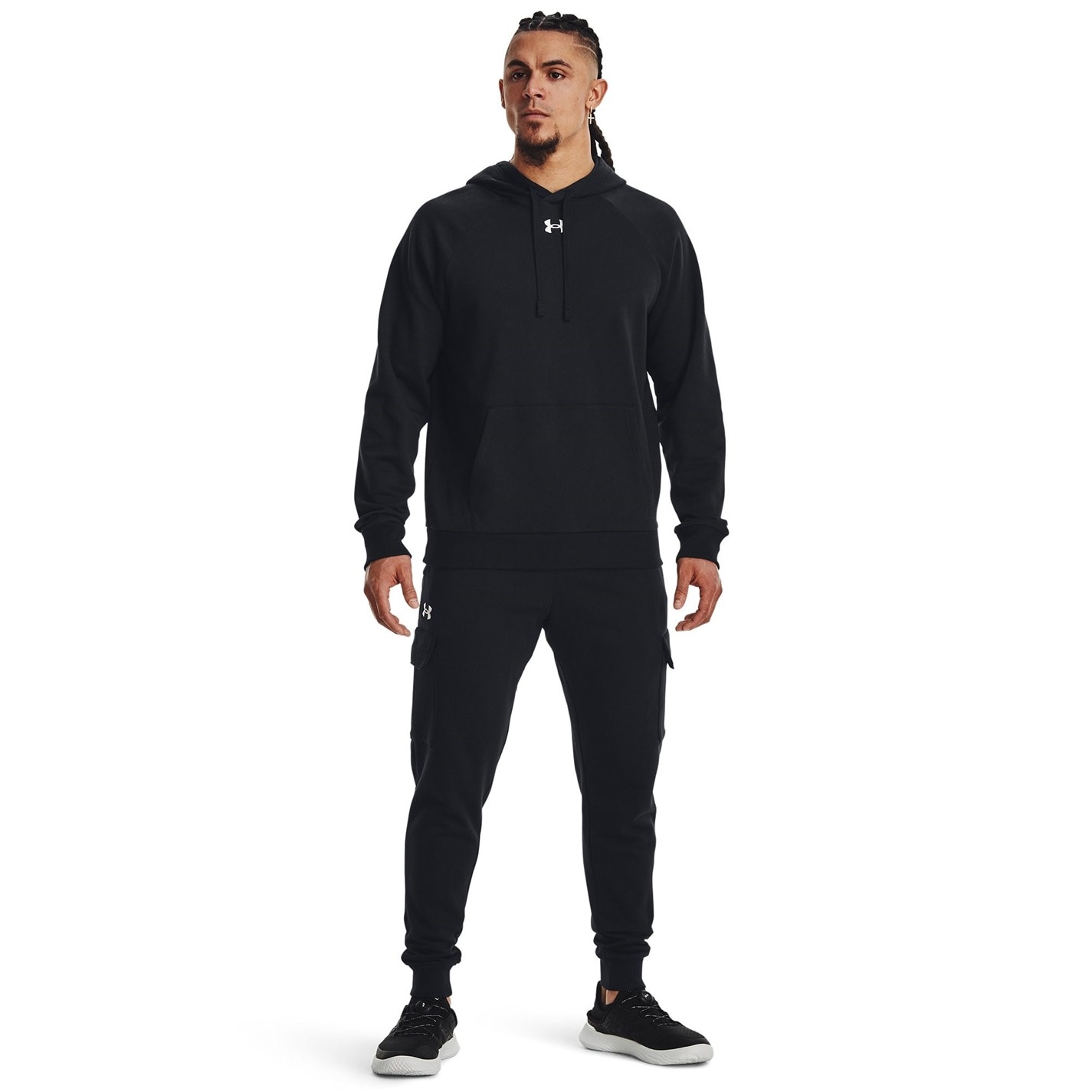 Mikina Under Armour Black 3504239 Rival Fleece Hoodie Men's - 5
