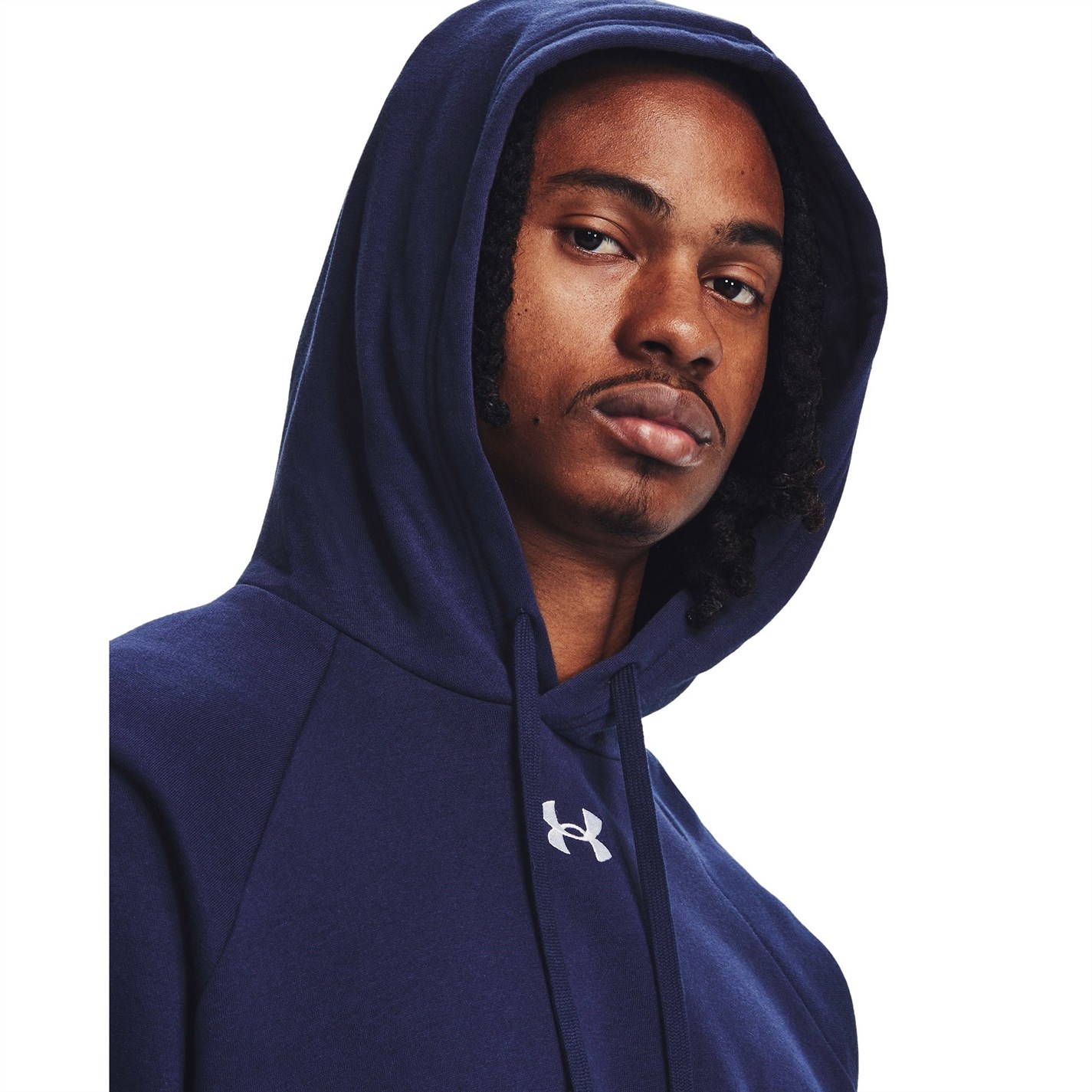 Mikina Under Armour Midnight Navy 5577183 Rival Fleece Hoodie Men's - 5