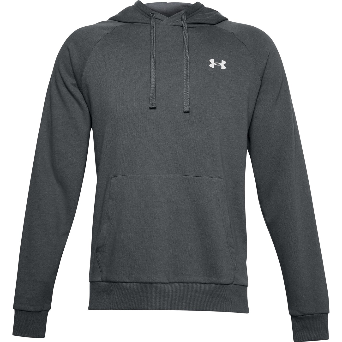 Mikina Under Armour Pitch Gray 3471588 Rival Fleece Hoodie Men's - 1