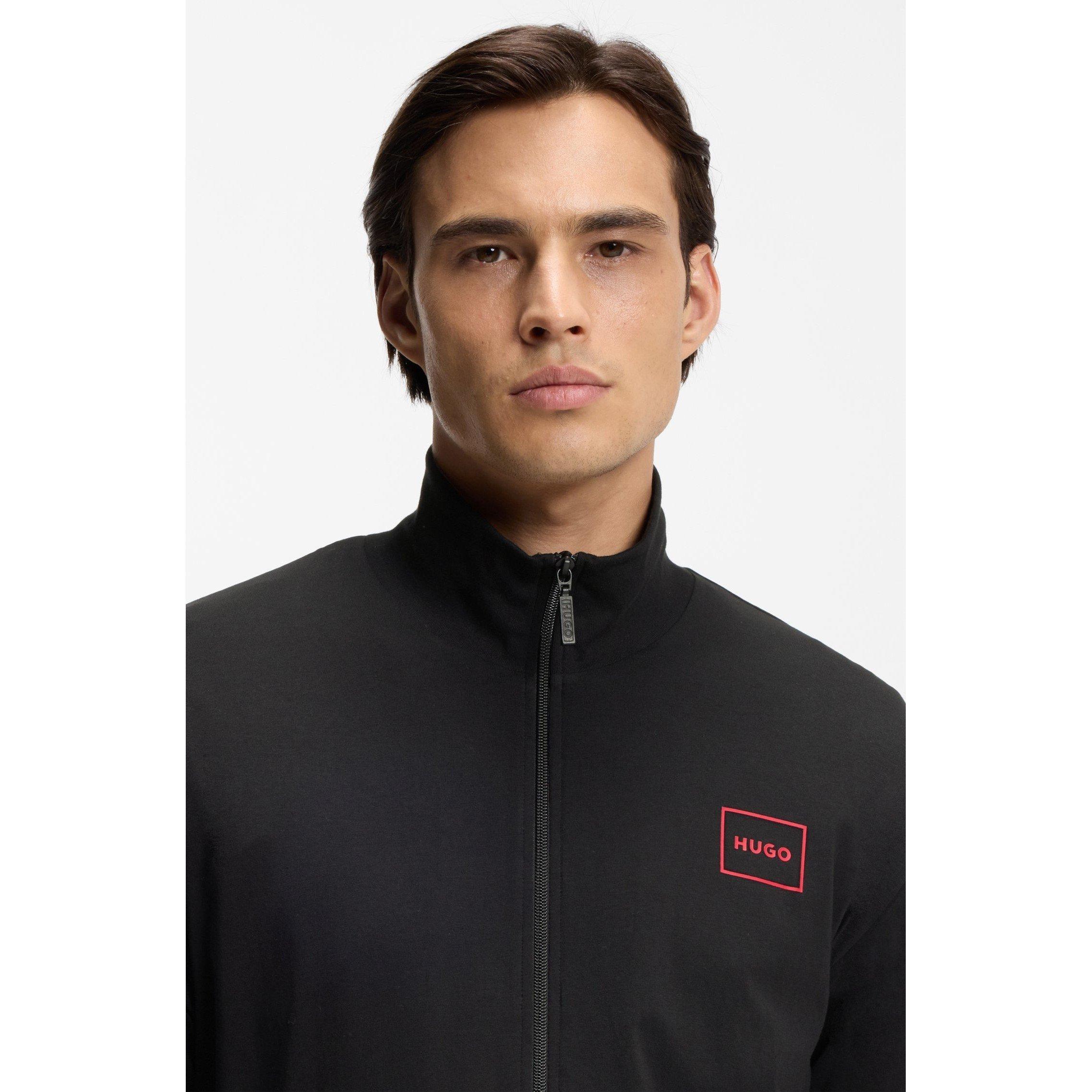 Mikina Hugo Black 8386981 Laze Zip Jacket 10261152 01 - 3