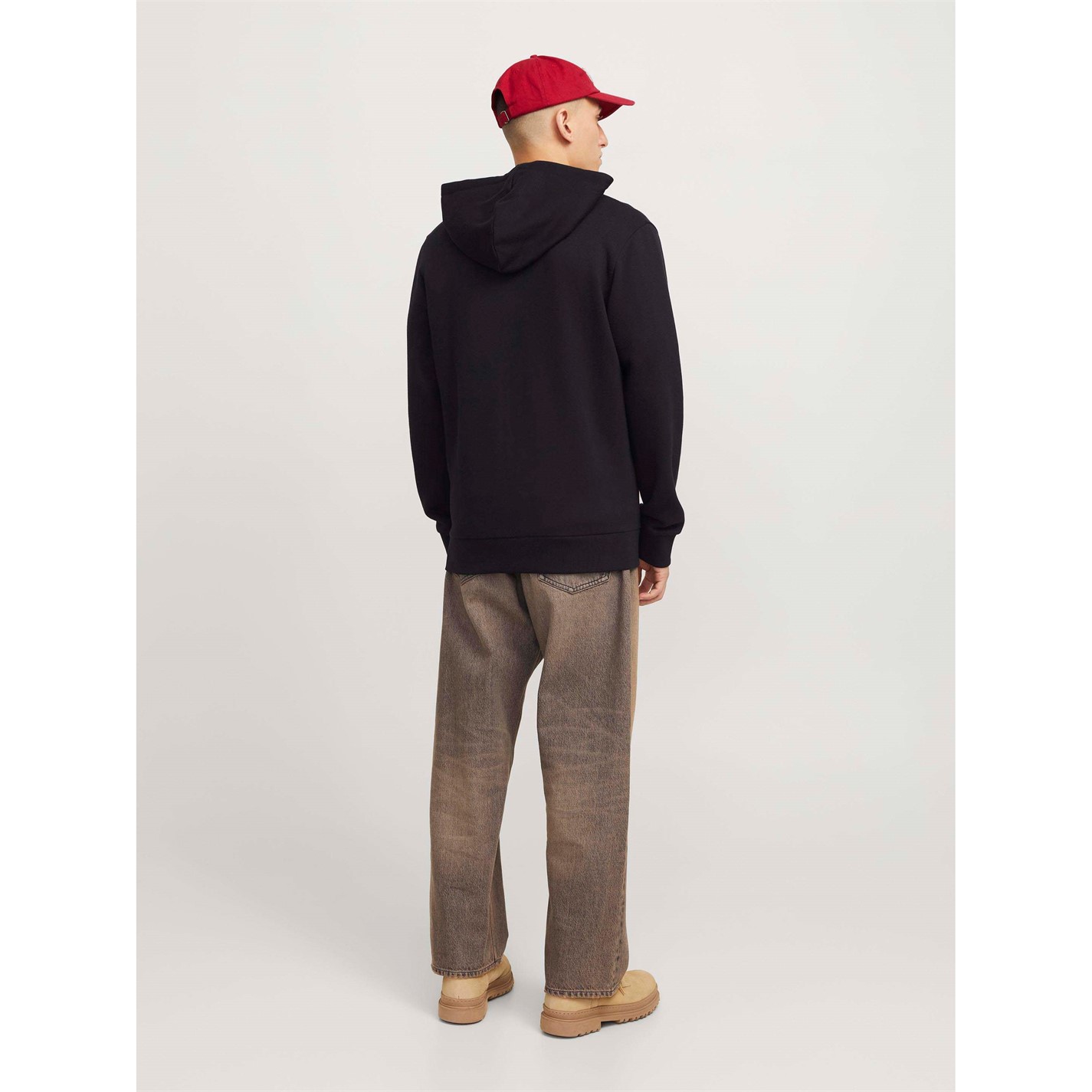 Mikina Jack and Jones Black 7666847 Corp Logo Sweat Zip Hood Mens - 3