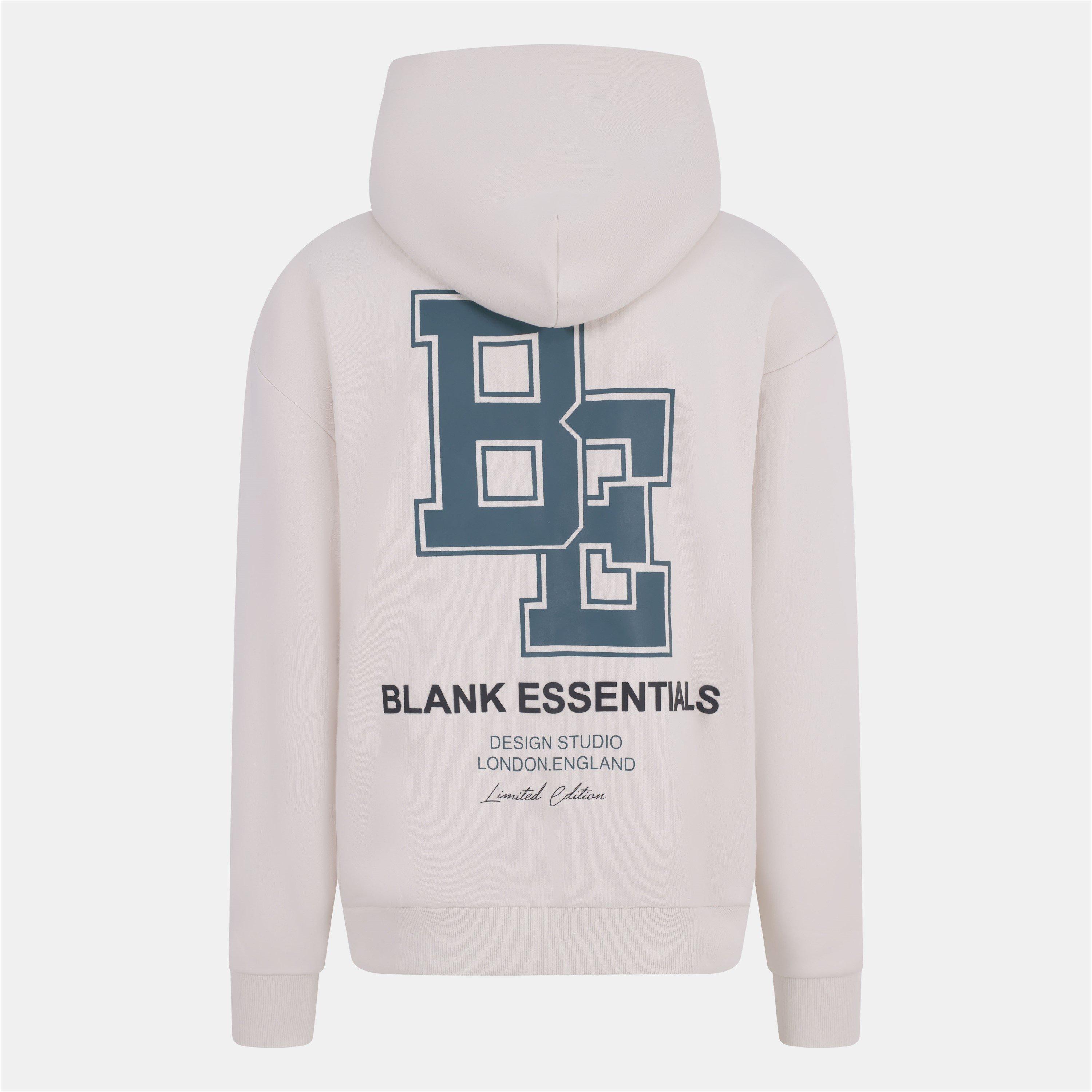 Mikina Blank Essentials Bone 8706666 Men's Collegiate Zip Through Hoodie - 1