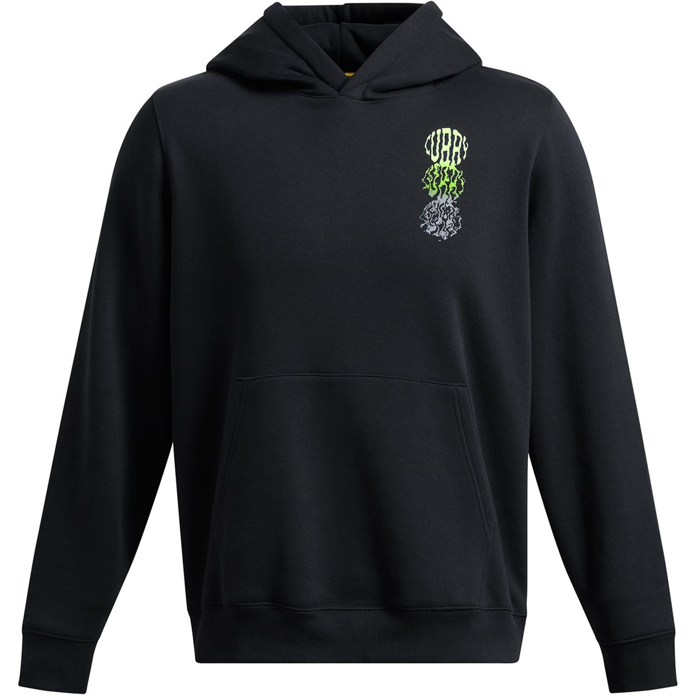Mikina Under Armour Black 1367580 Curry Splash Graphic Hoodie Mens - 1