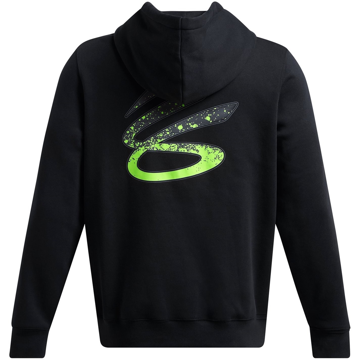 Mikina Under Armour Black 1367580 Curry Splash Graphic Hoodie Mens - 7