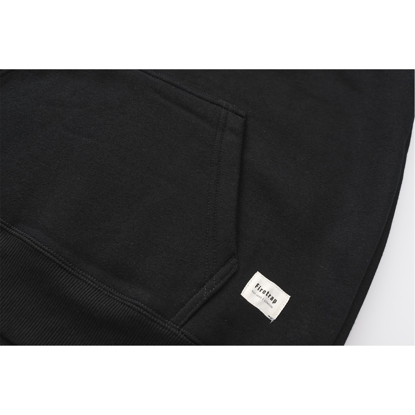 Mikina Firetrap Black 9960025 Pullover Fleece Hoodie Mens - 7