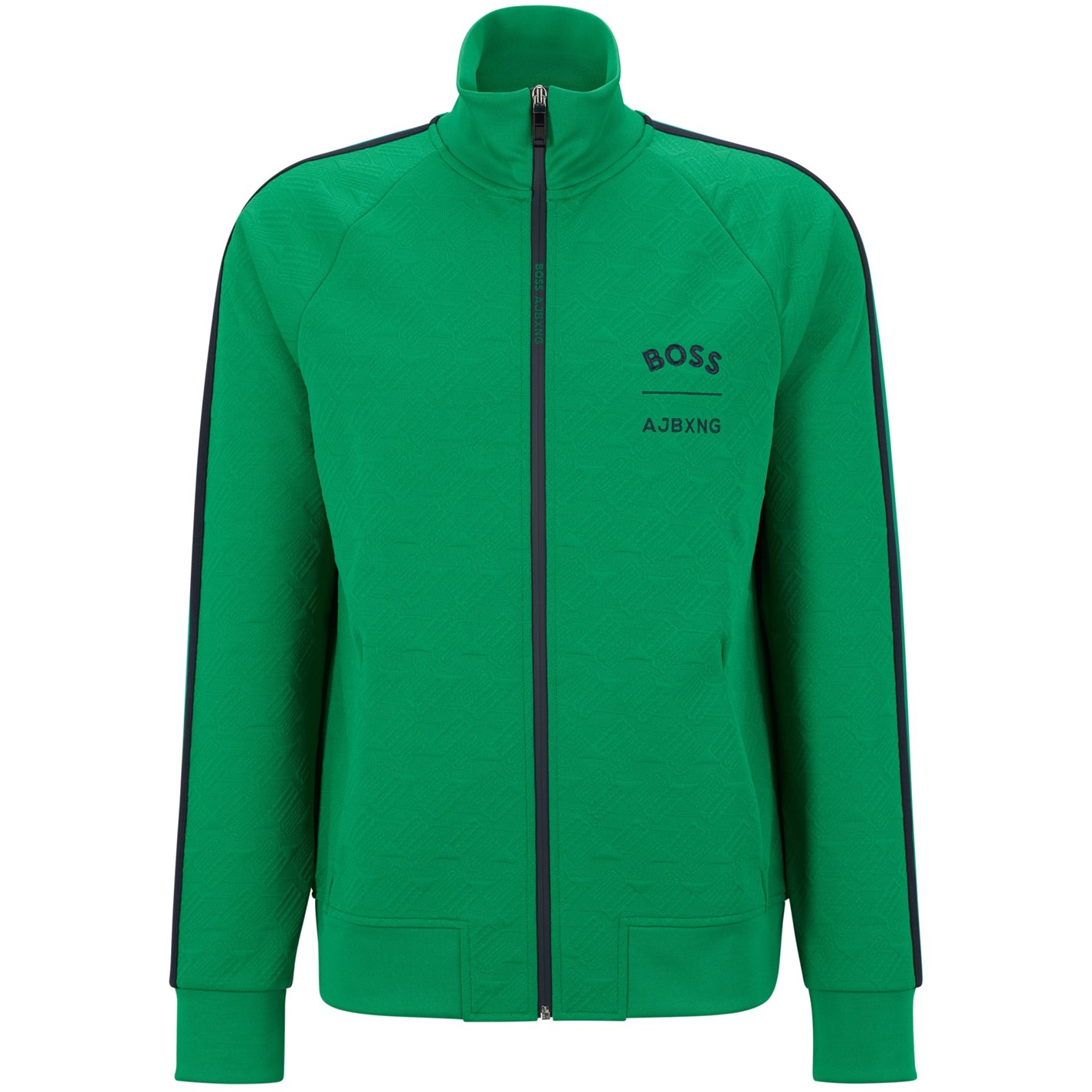 Mikina Boss Open Green 6572650 Men's Skarley Aj Zip Hoodie - 1