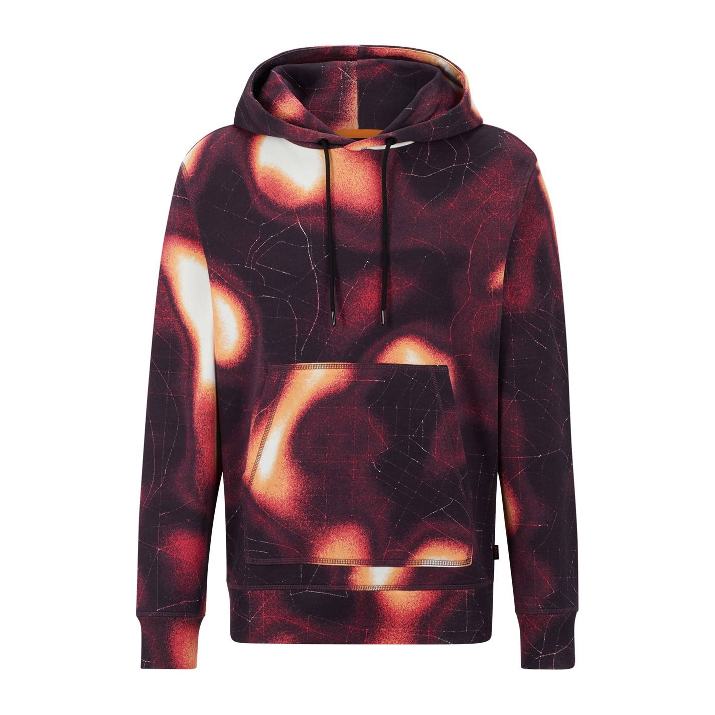Mikina Boss Medium Pink 629923 Men's Weheat Pull Over OTH Hoodie - 1