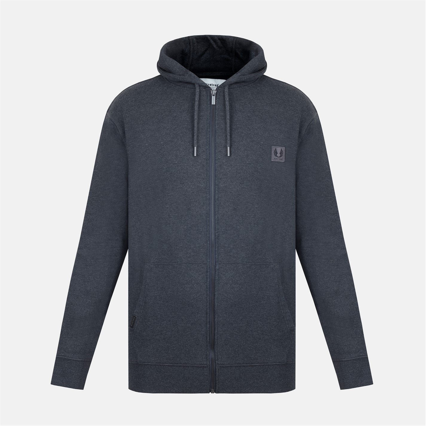Mikina Firetrap Charcoal Marl 9788586 Men's Zip Hoodie - 1
