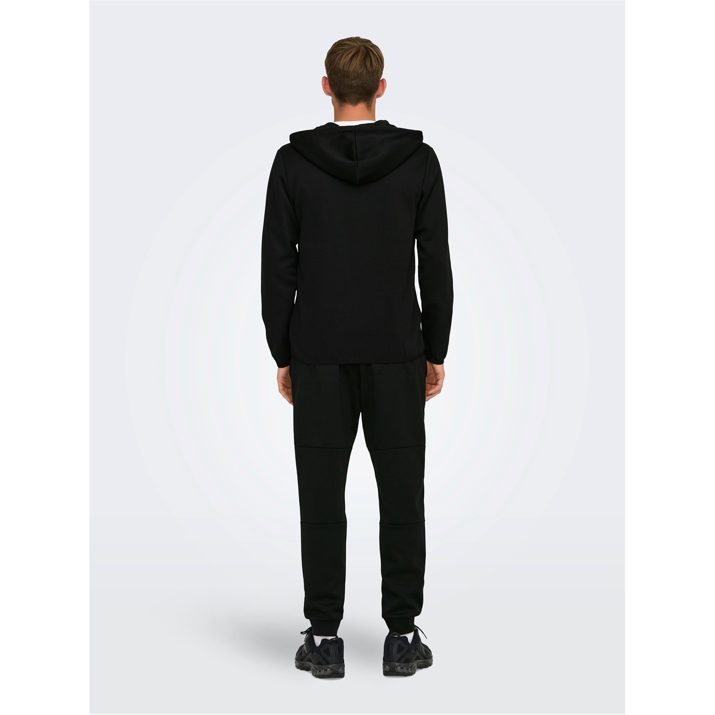 Mikina Only Black 9206097 Men's Zip Hoodie - 5