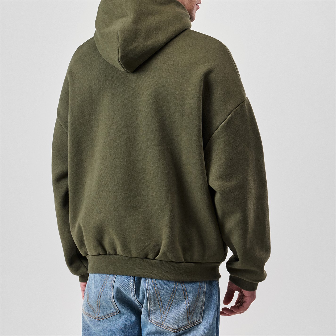 Mikina FEAR OF GOD ESSENTIALS Military 2336205 Fleece Hoodie - 4