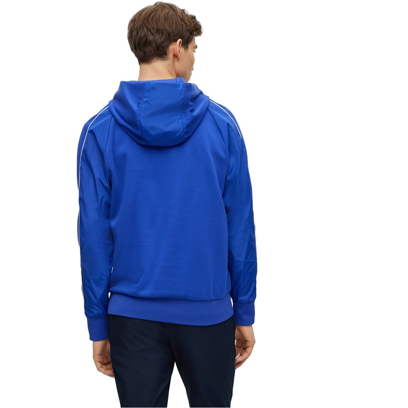 Mikina Boss Bright Blue 8739968 Men's Seeger Ps Pull Over Hoodie - 3