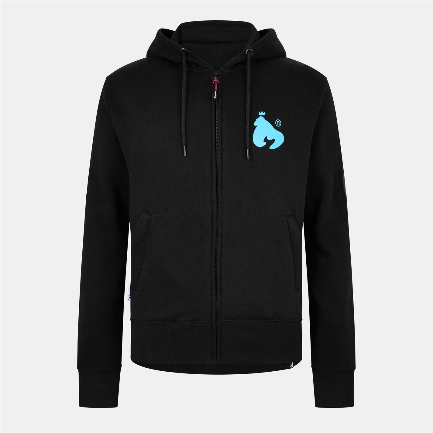 Mikina Money Black 3042186 Men's Zip Hoodie - 1