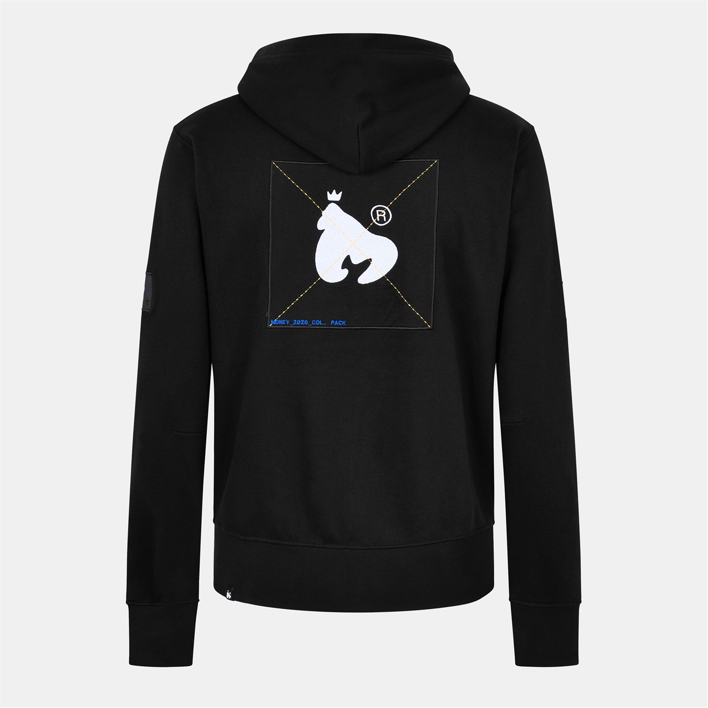 Mikina Money Black 3042186 Men's Zip Hoodie - 2
