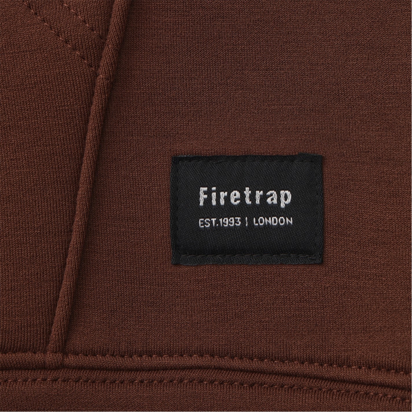 Mikina Firetrap Brown 8461407 Scuba Hoody Mens - 4