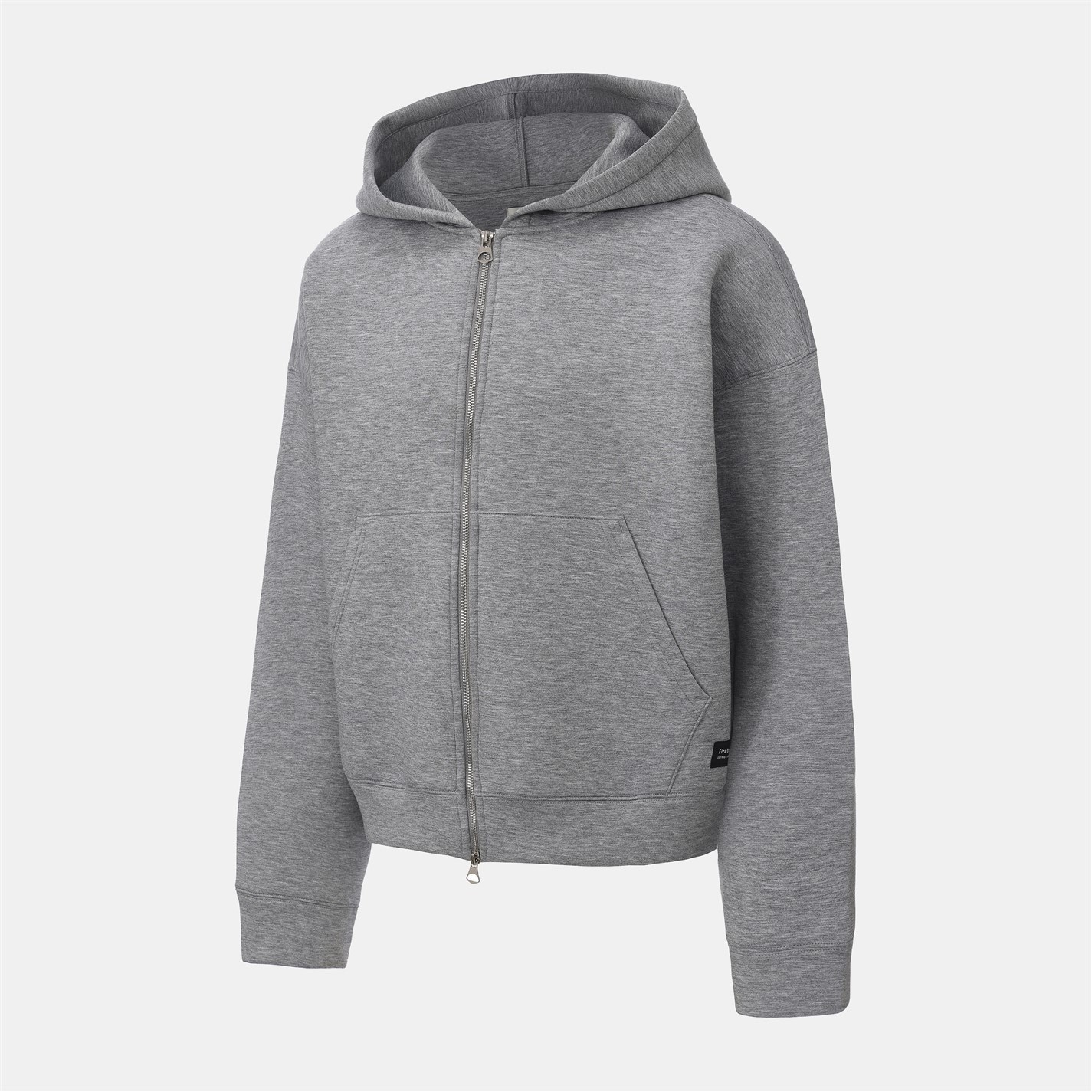 Mikina Firetrap Grey 6393538 Scuba Full Zip Hoody Mens - 3