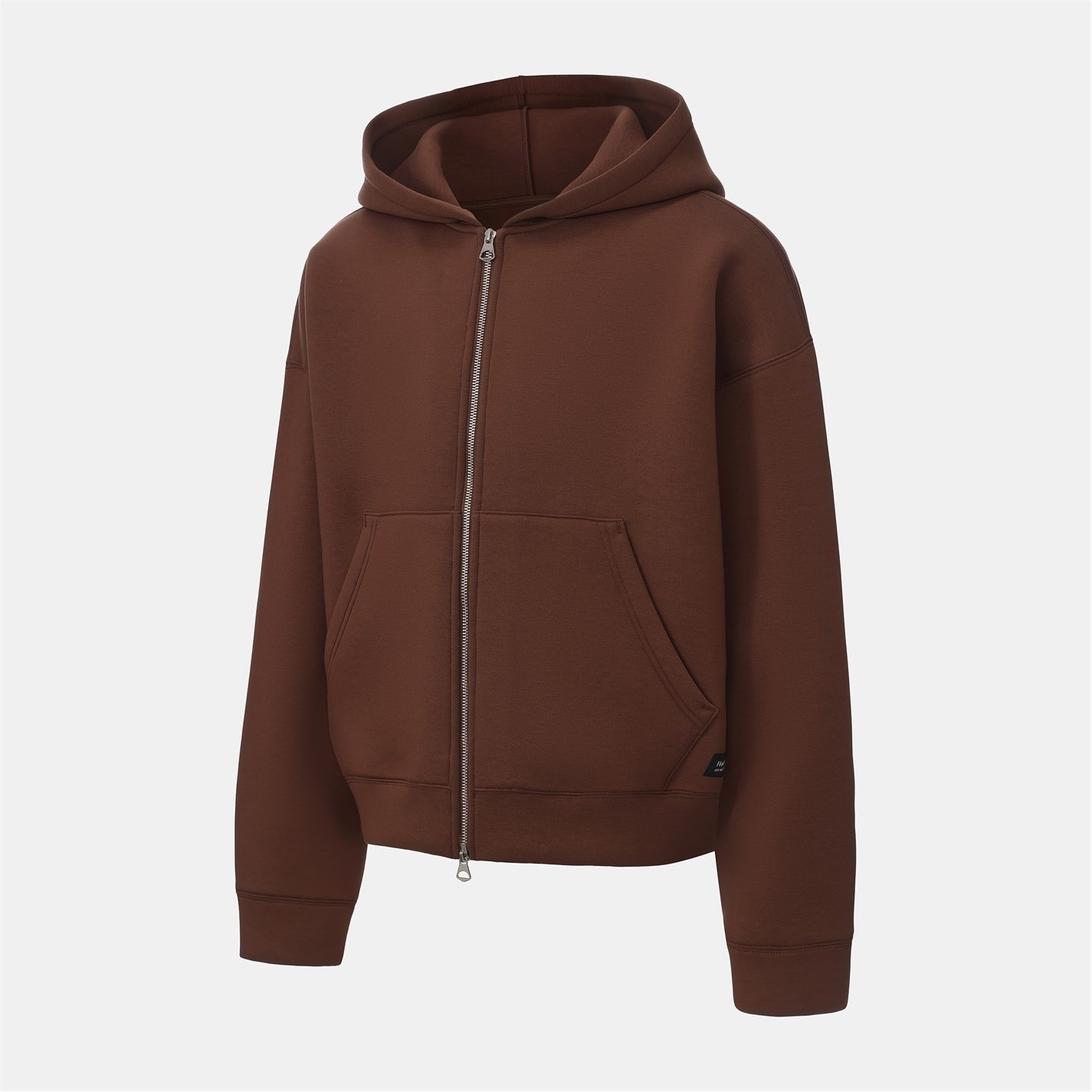 Mikina Firetrap Brown 5886226 Scuba Full Zip Hoody Mens - 3