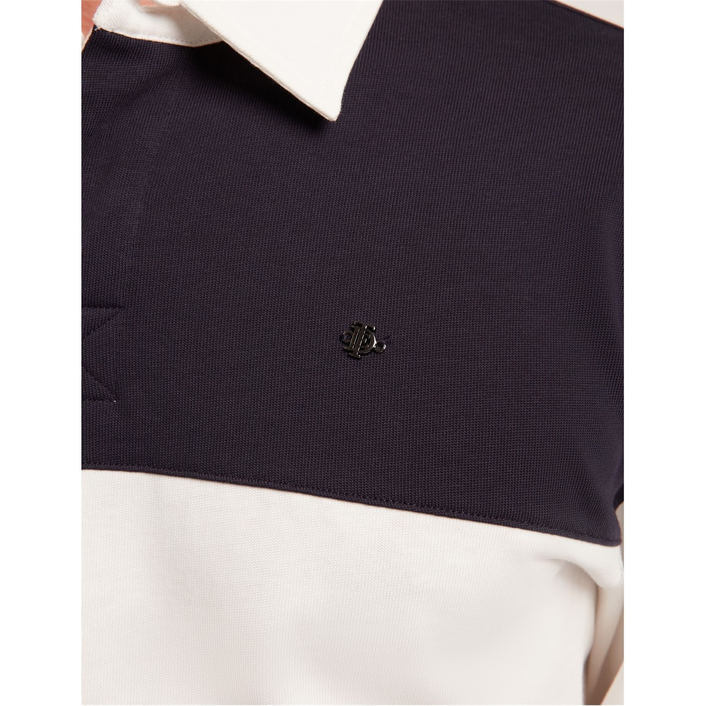 Tričko Ted Baker Navy 7398058 Men's Long Sleeve Rugby Polo Shirt - 4
