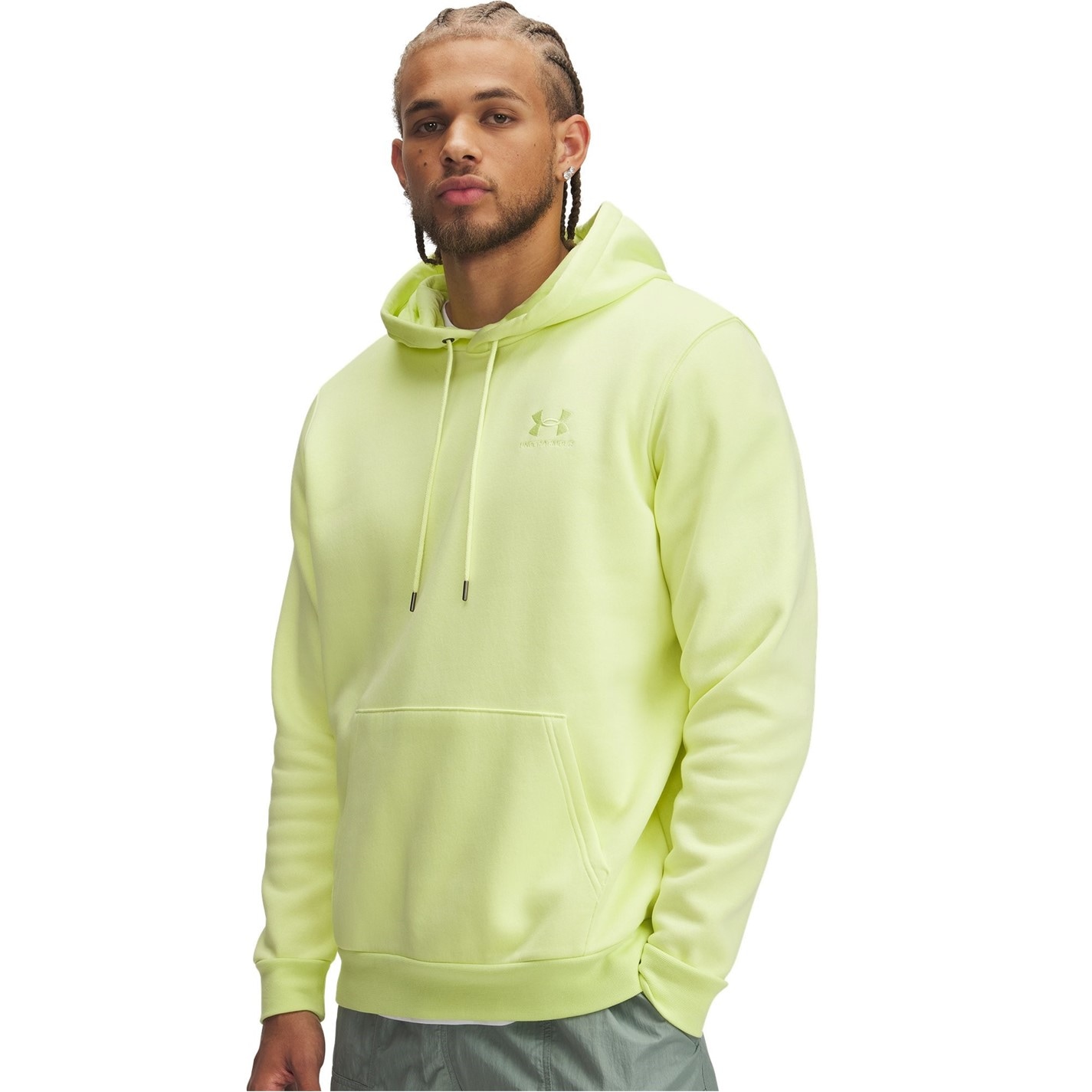 Mikina Under Armour Yellow 962681 Men's Icon Fleece Hoodie - 1