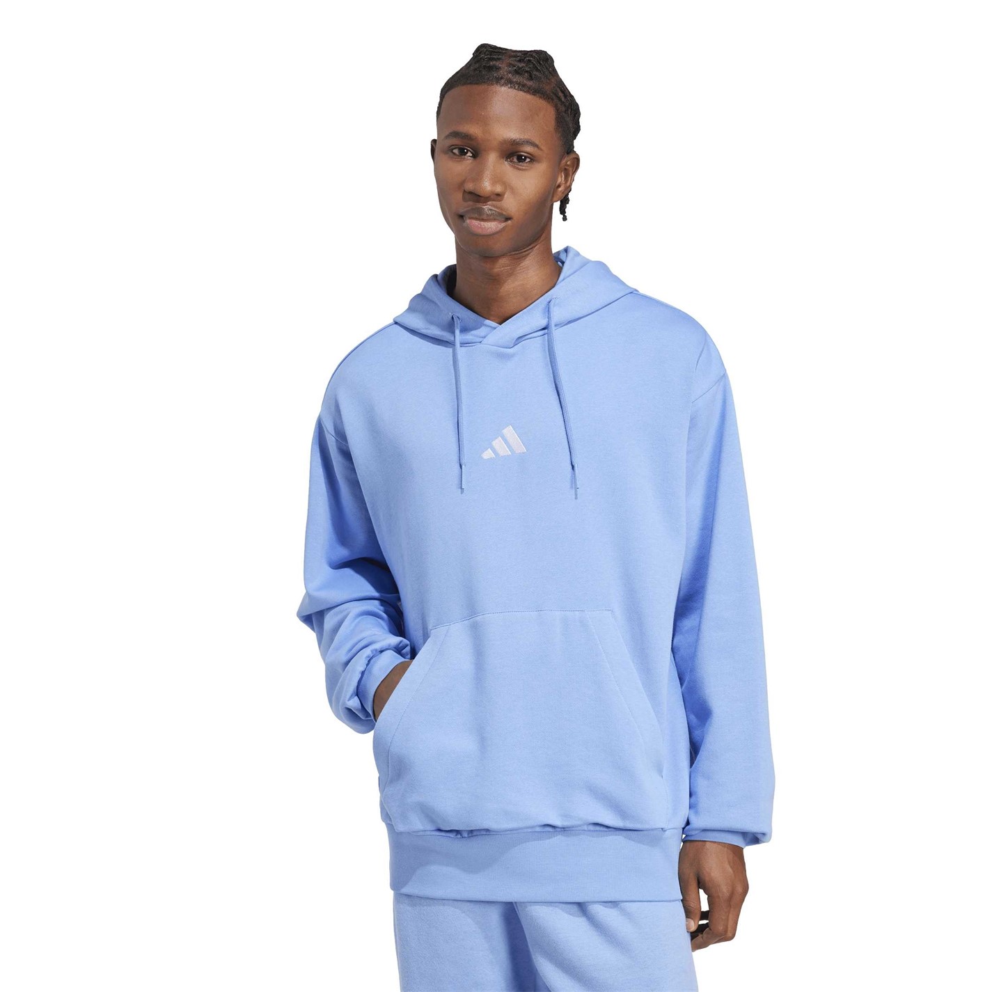 Mikina adidas Blue Fusion 1626482 Men's Feelcozy Over The Head Hoodie - 3