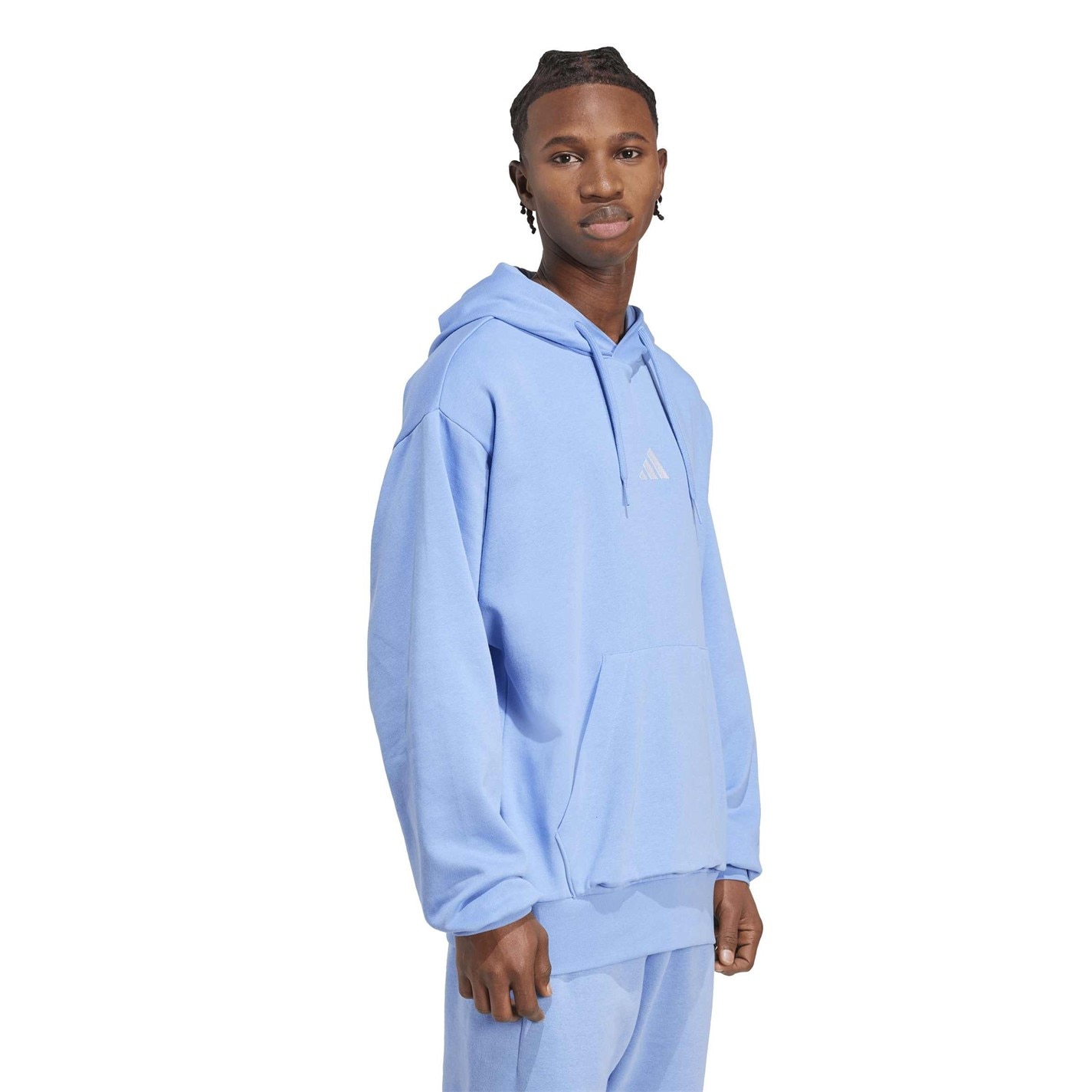 Mikina adidas Blue Fusion 1626482 Men's Feelcozy Over The Head Hoodie - 7