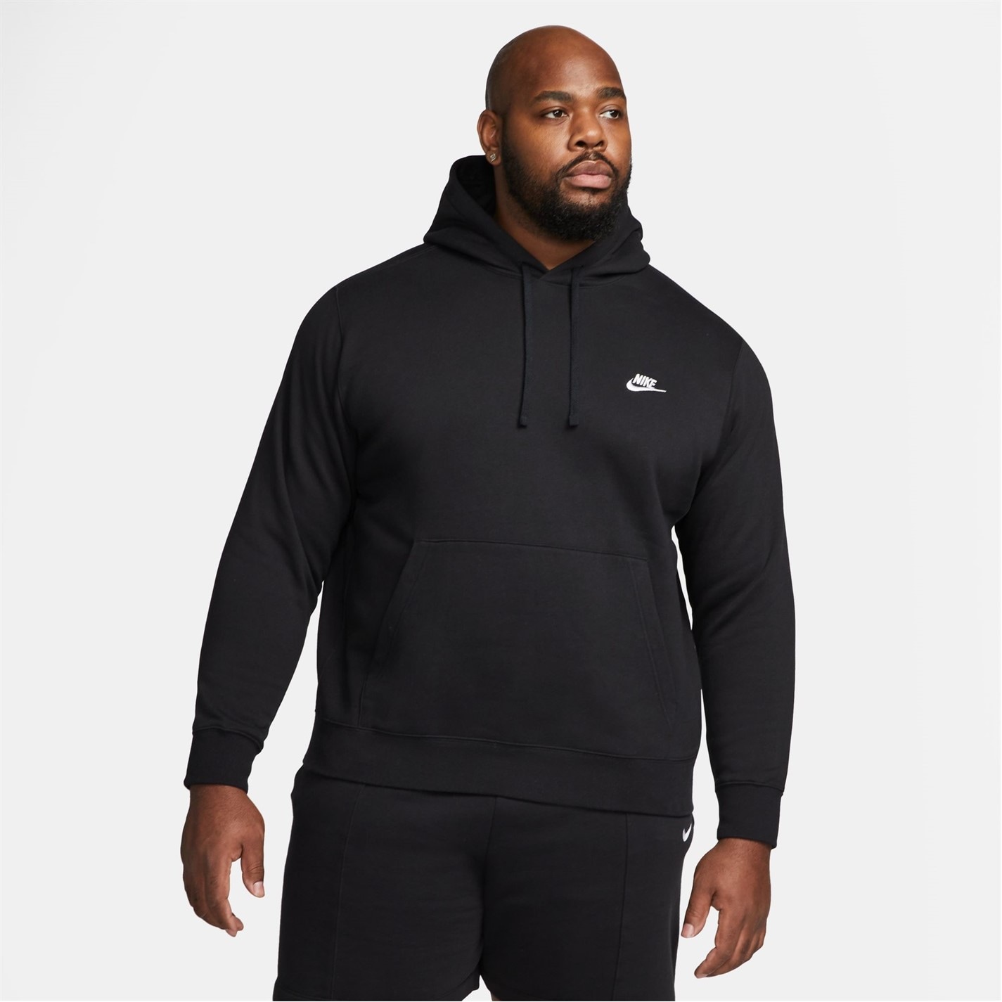 Mikina Nike Black 5270434 Sportswear Club Fleece Pullover Hoodie Mens - 16