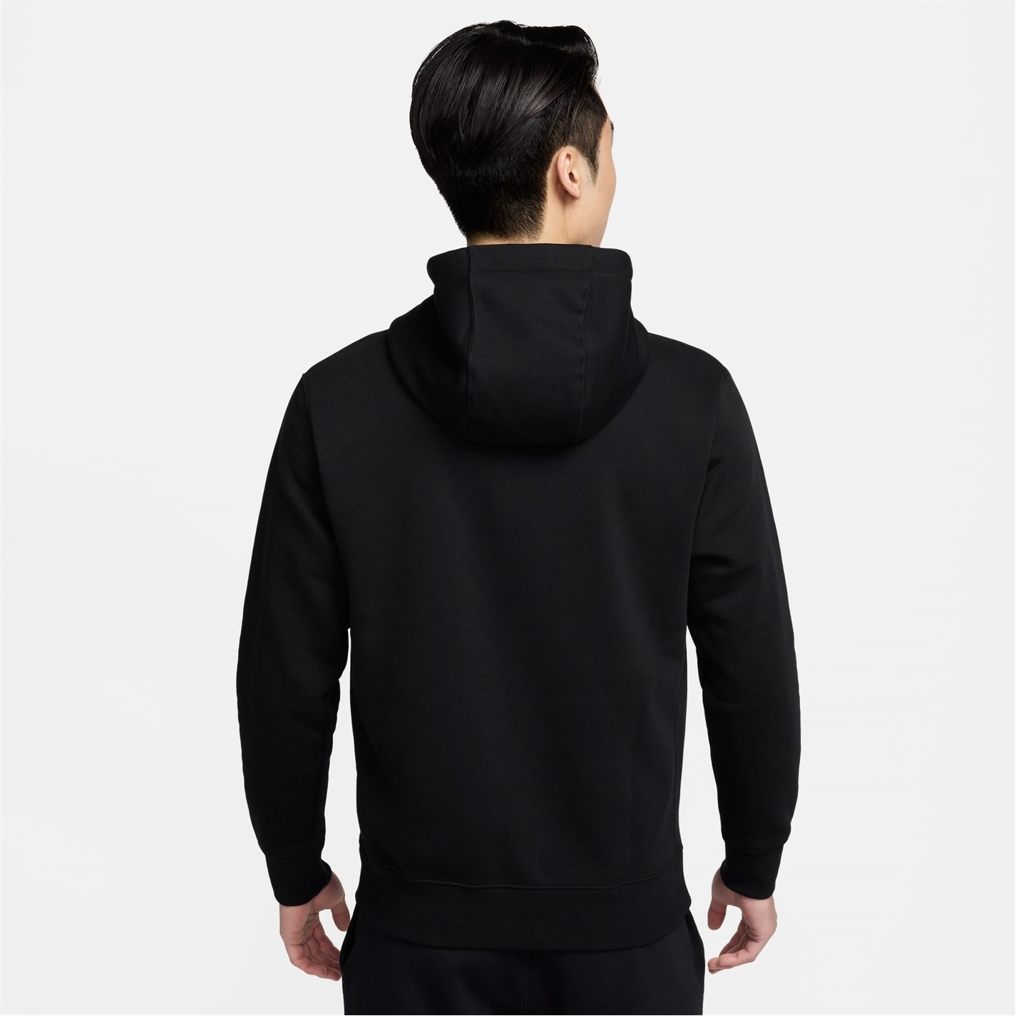 Mikina Nike Black 5270434 Sportswear Club Fleece Pullover Hoodie Mens - 4
