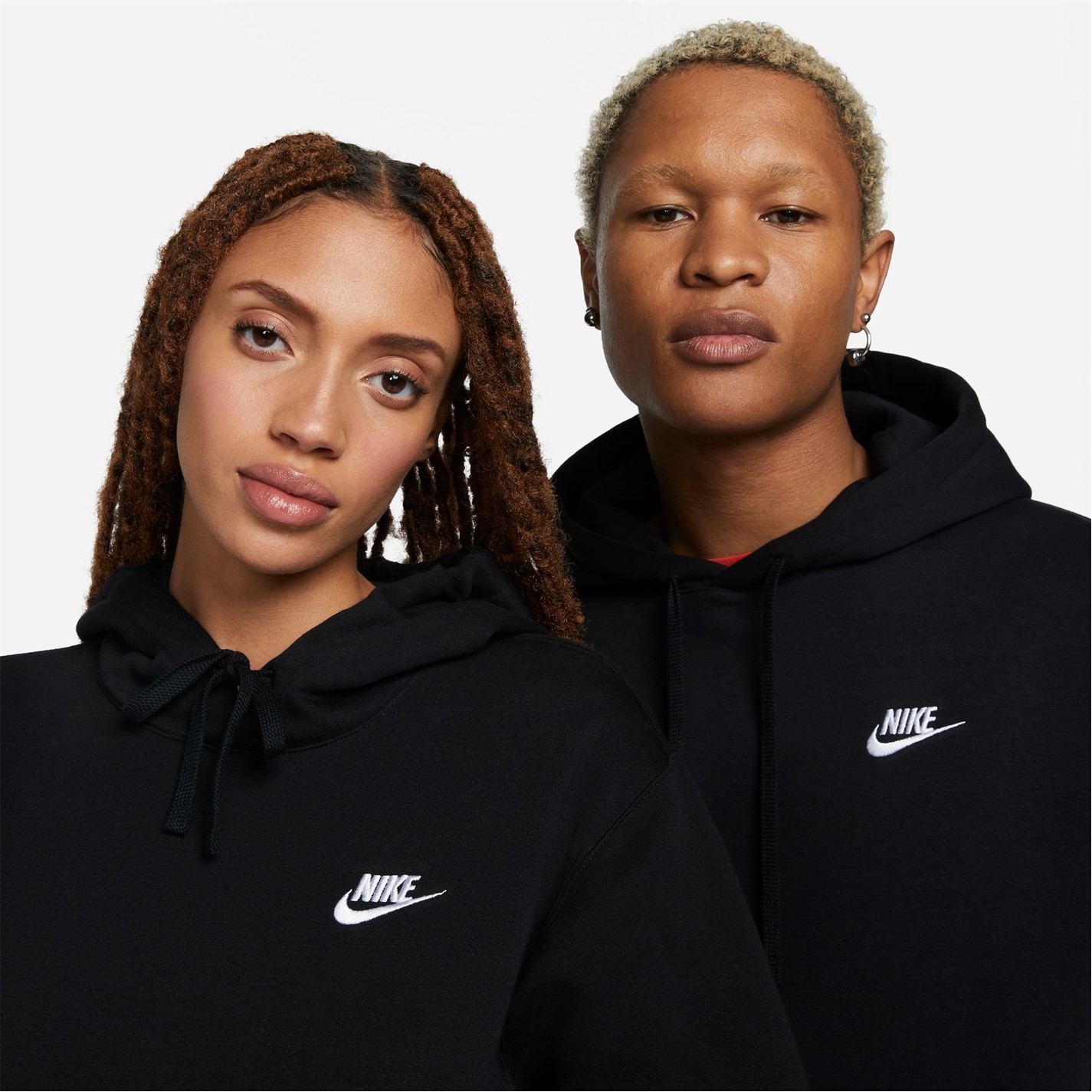 Mikina Nike Black 5270434 Sportswear Club Fleece Pullover Hoodie Mens - 6