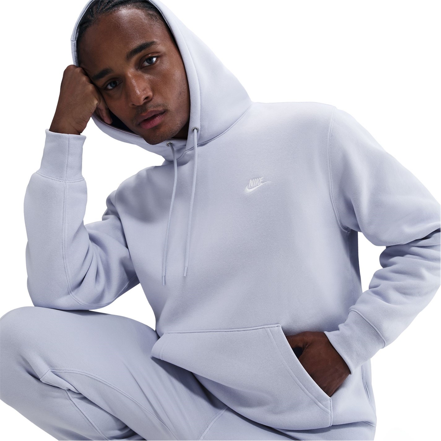 Mikina Nike Ghost 5472225 Sportswear Club Fleece Pullover Hoodie Mens - 5