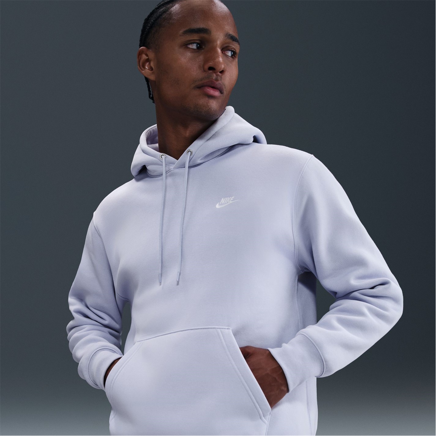 Mikina Nike Ghost 5472225 Sportswear Club Fleece Pullover Hoodie Mens - 6