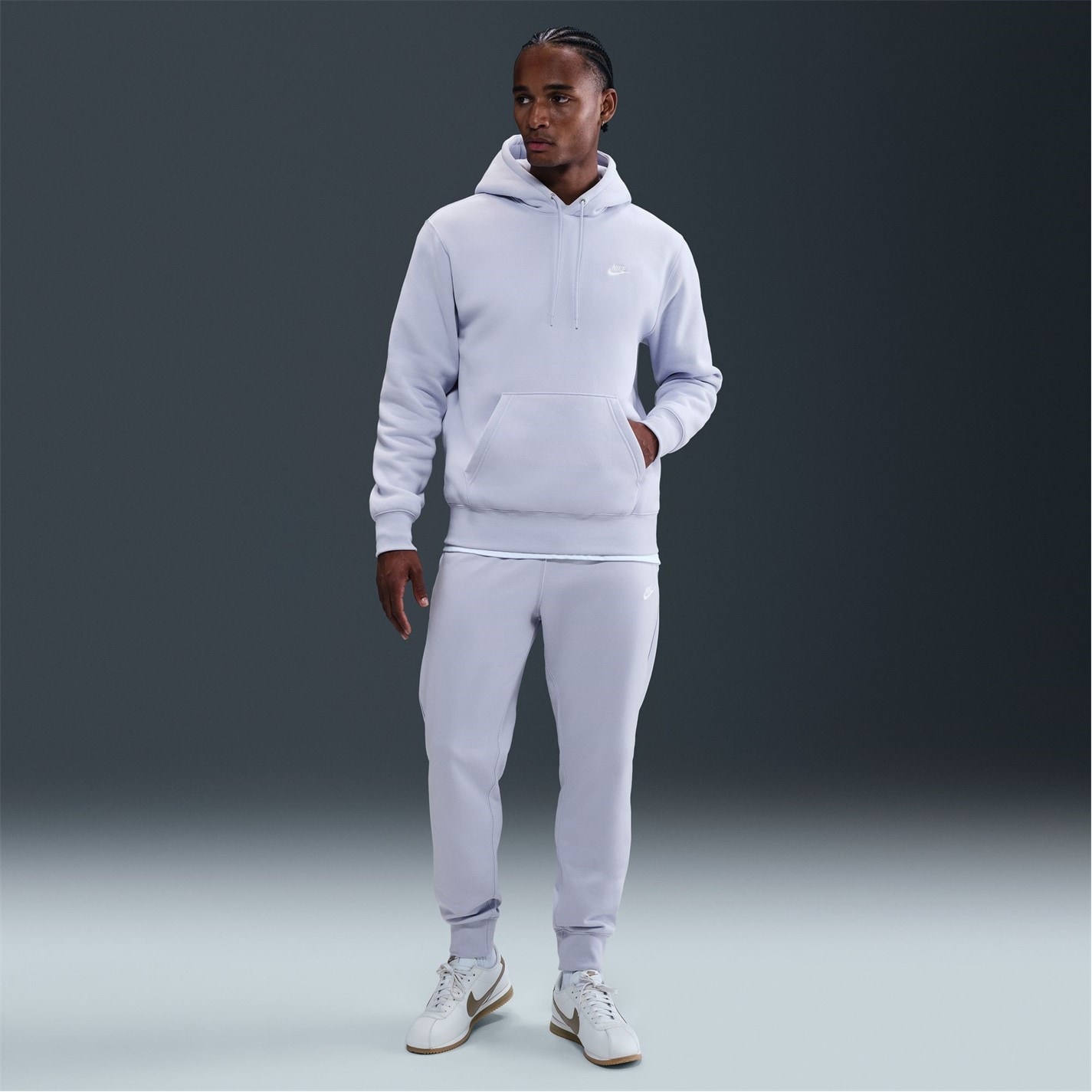 Mikina Nike Ghost 5472225 Sportswear Club Fleece Pullover Hoodie Mens - 7