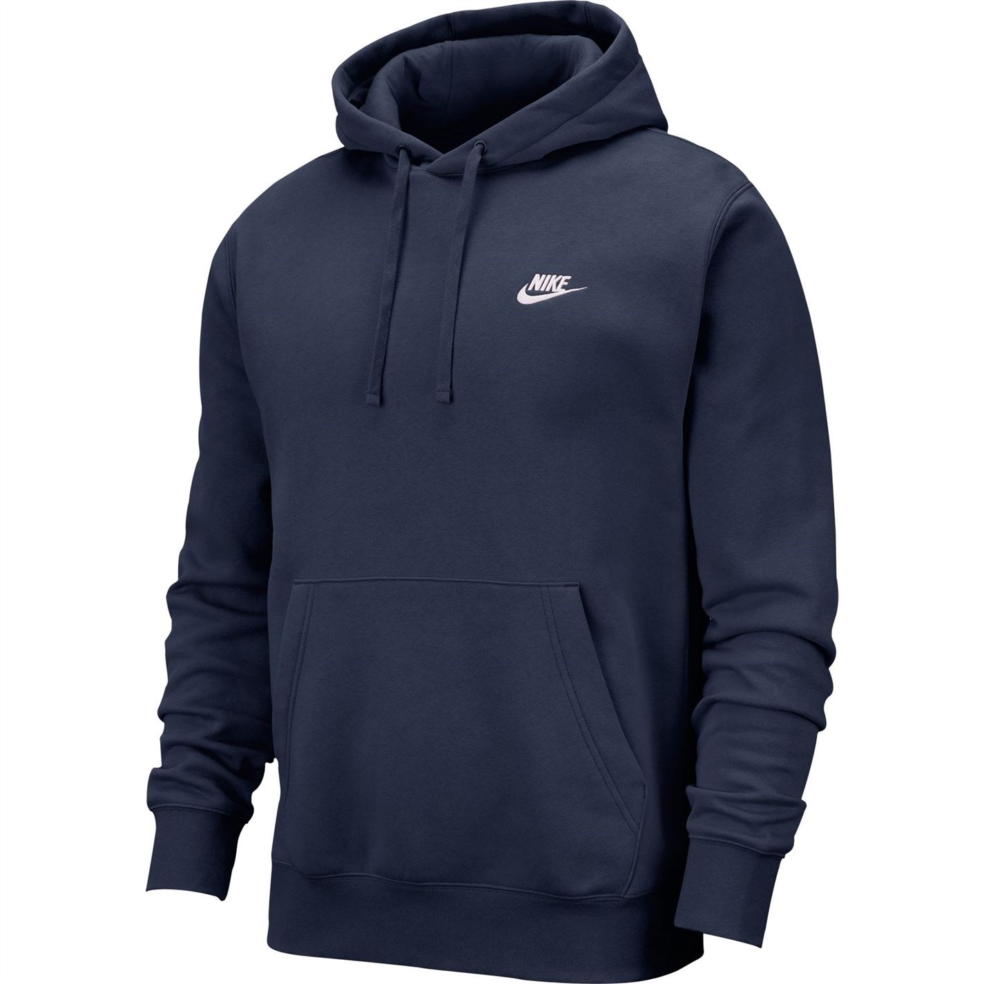 Mikina Nike Navy 6487196 Sportswear Club Fleece Pullover Hoodie Mens - 1