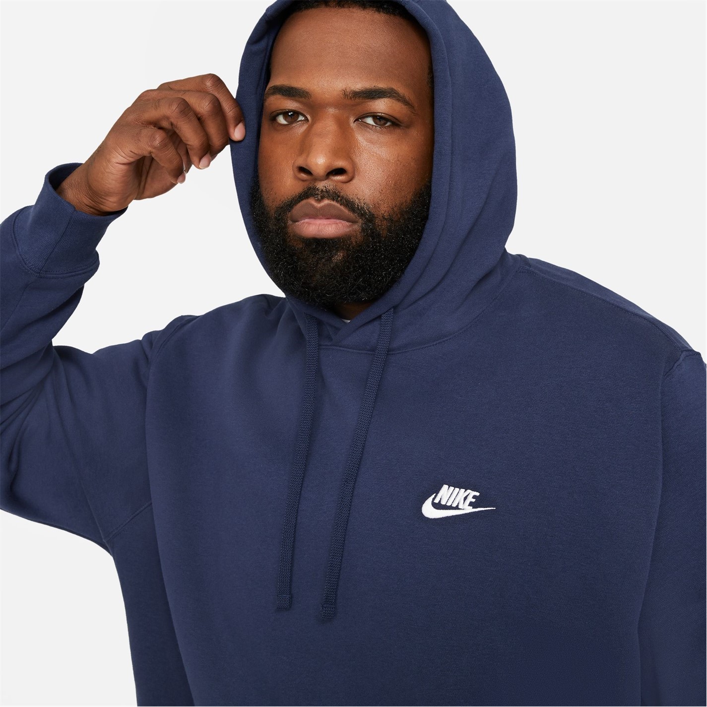 Mikina Nike Navy 6487196 Sportswear Club Fleece Pullover Hoodie Mens - 14