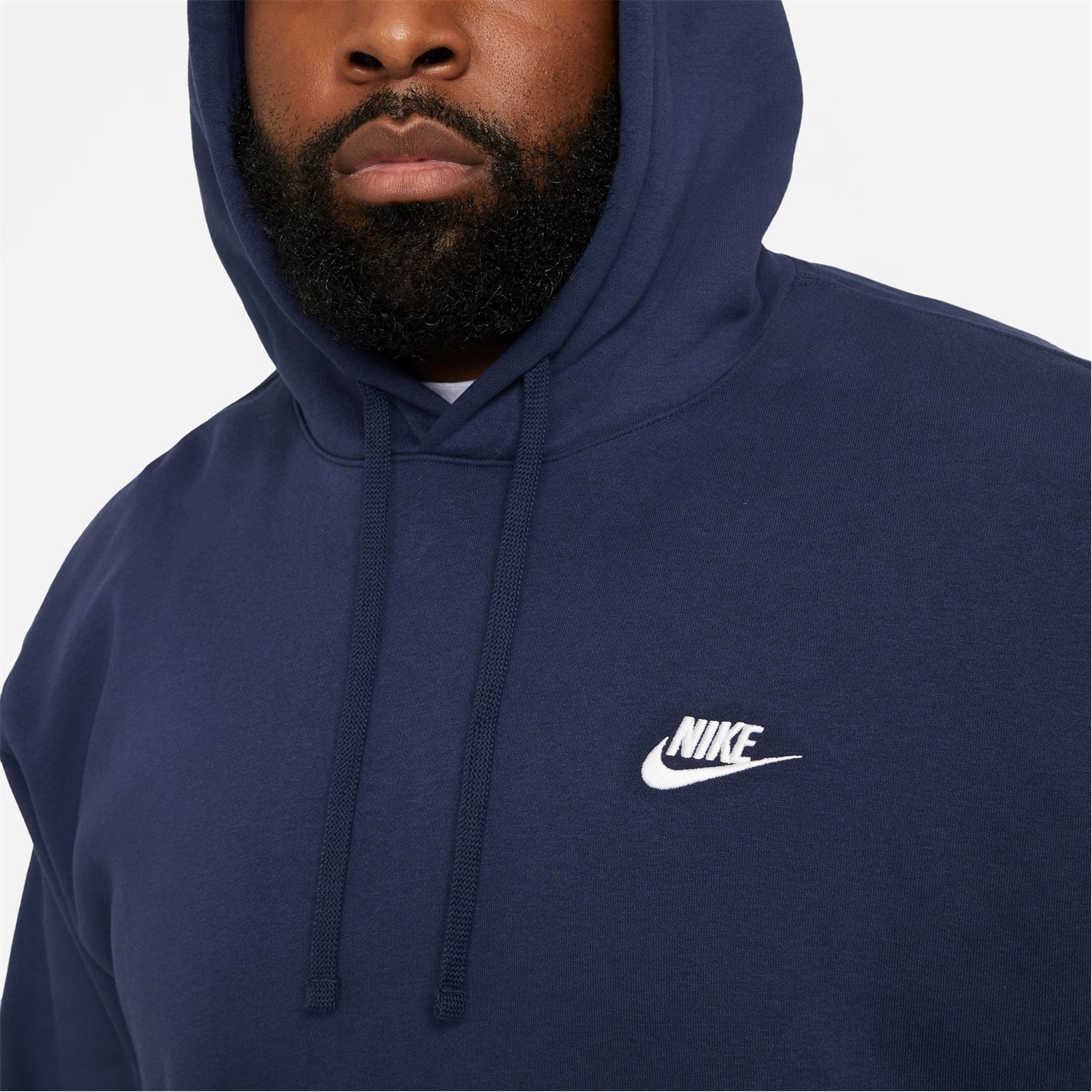 Mikina Nike Navy 6487196 Sportswear Club Fleece Pullover Hoodie Mens - 15