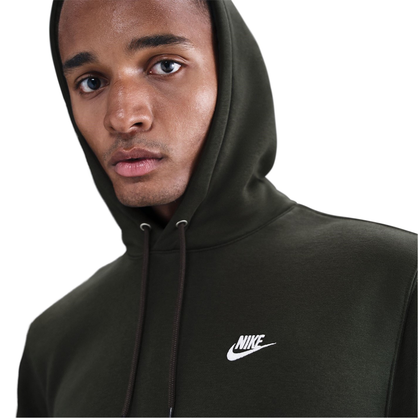 Mikina Nike Sequoia 6477807 Sportswear Club Fleece Pullover Hoodie Mens - 5