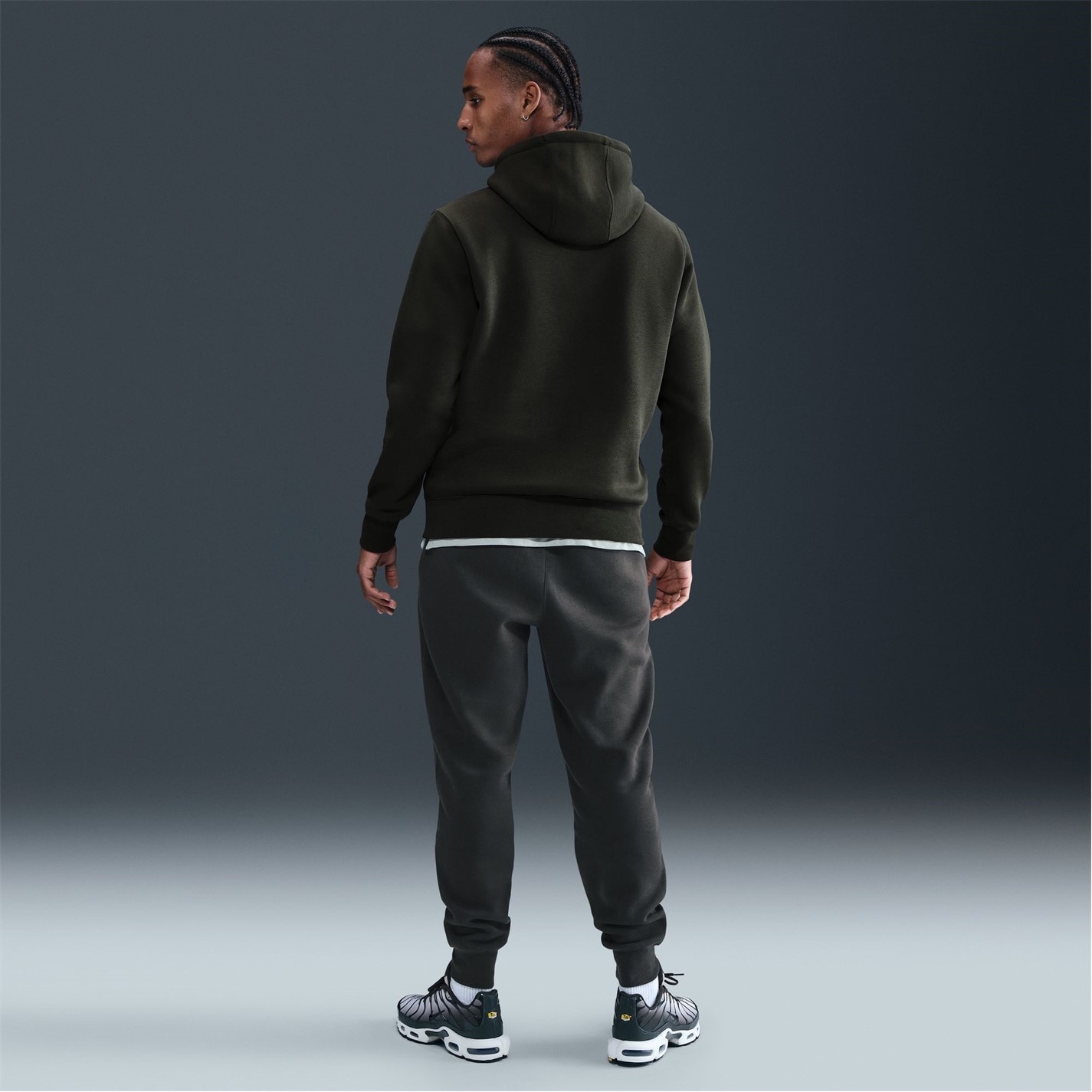 Mikina Nike Sequoia 6477807 Sportswear Club Fleece Pullover Hoodie Mens - 8